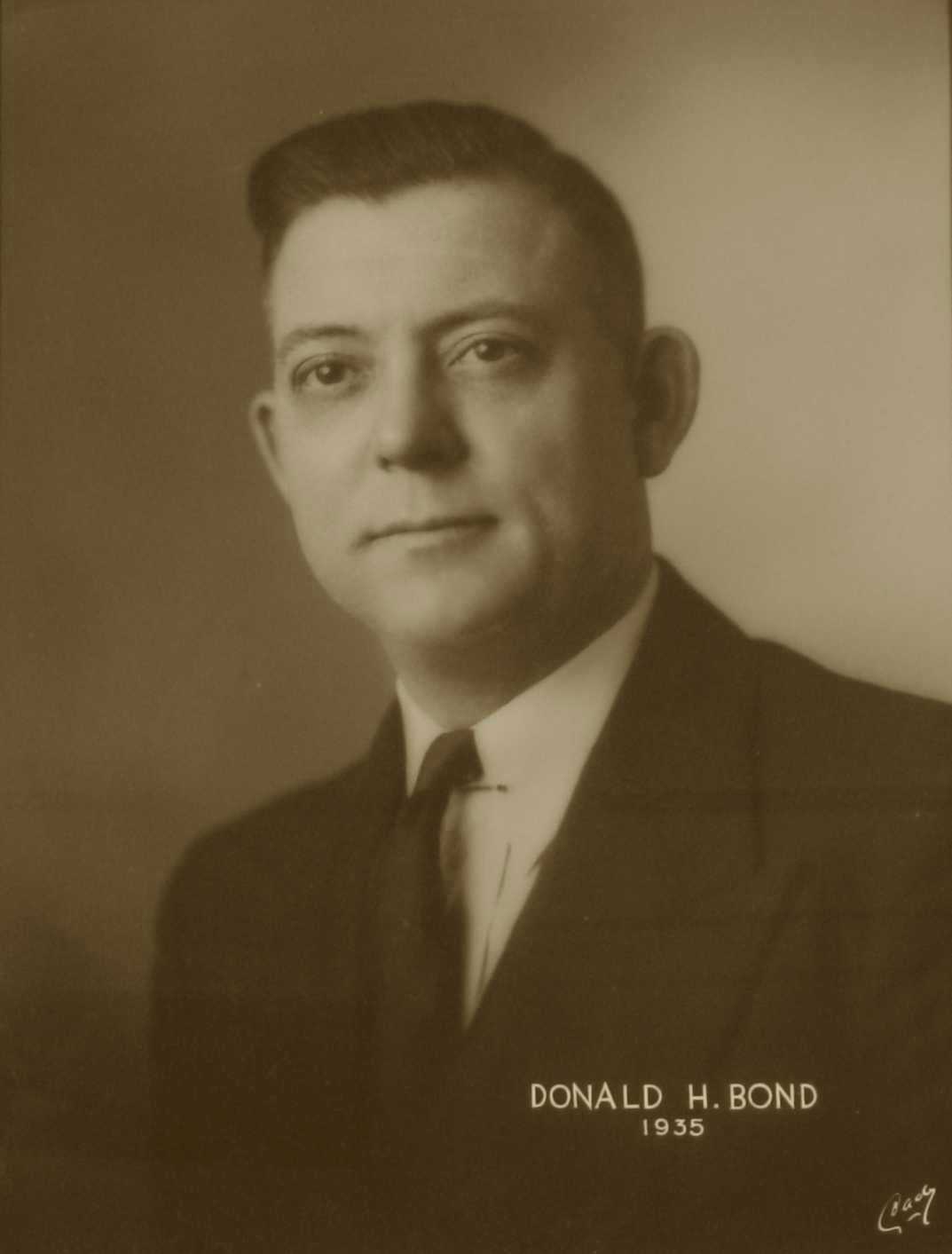 Donald H. Bond, 1935