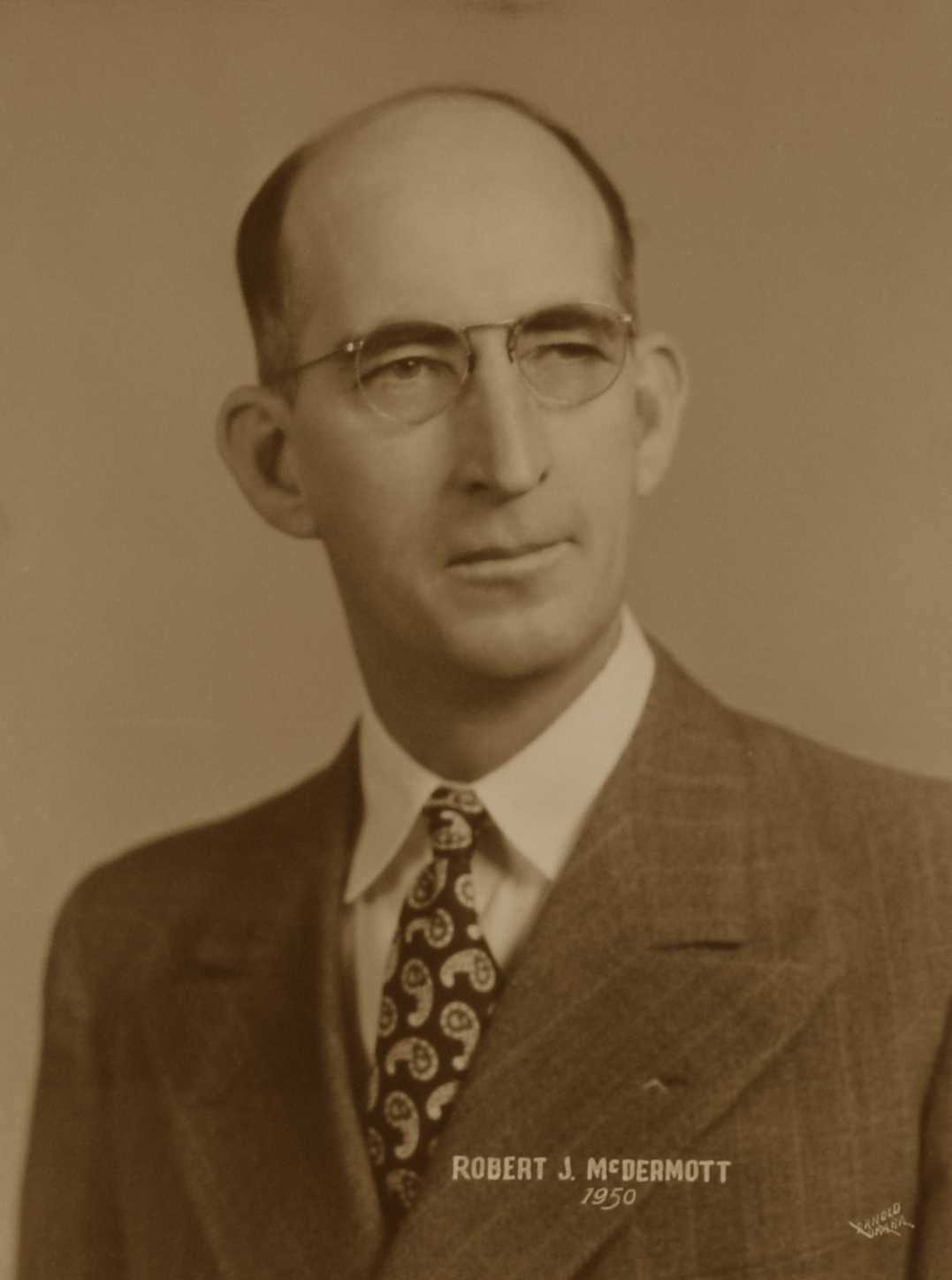 Robert J. McDermott, 1950