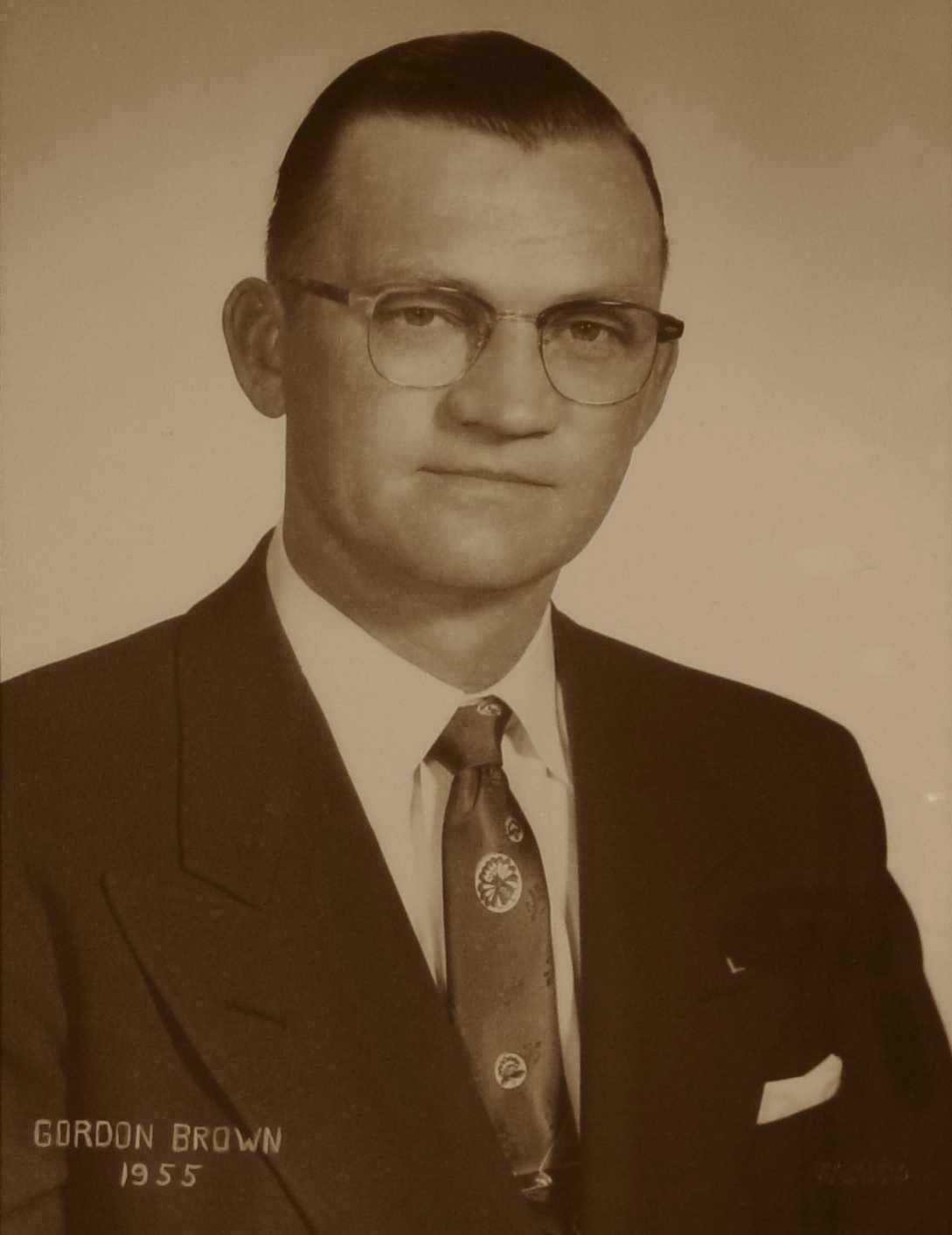 Gordon E. Brown, 1955