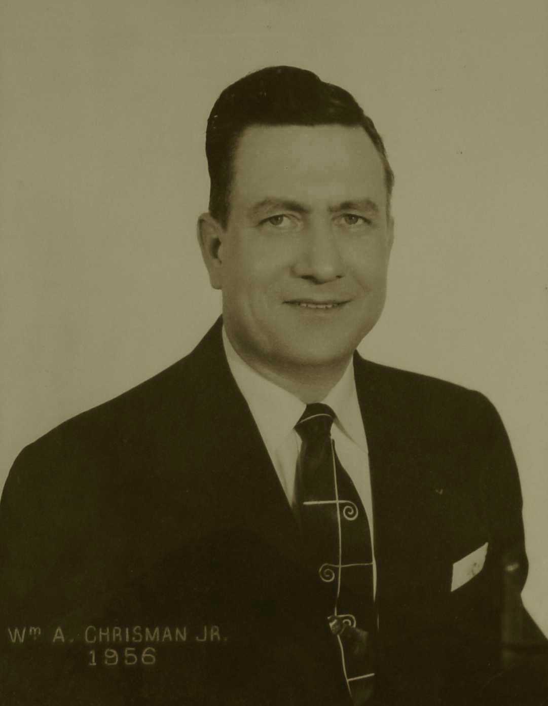 William A. Chrisman, Jr., 1956