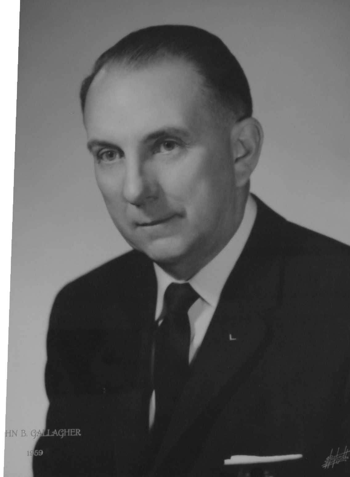 John B. Gallagher, 1959