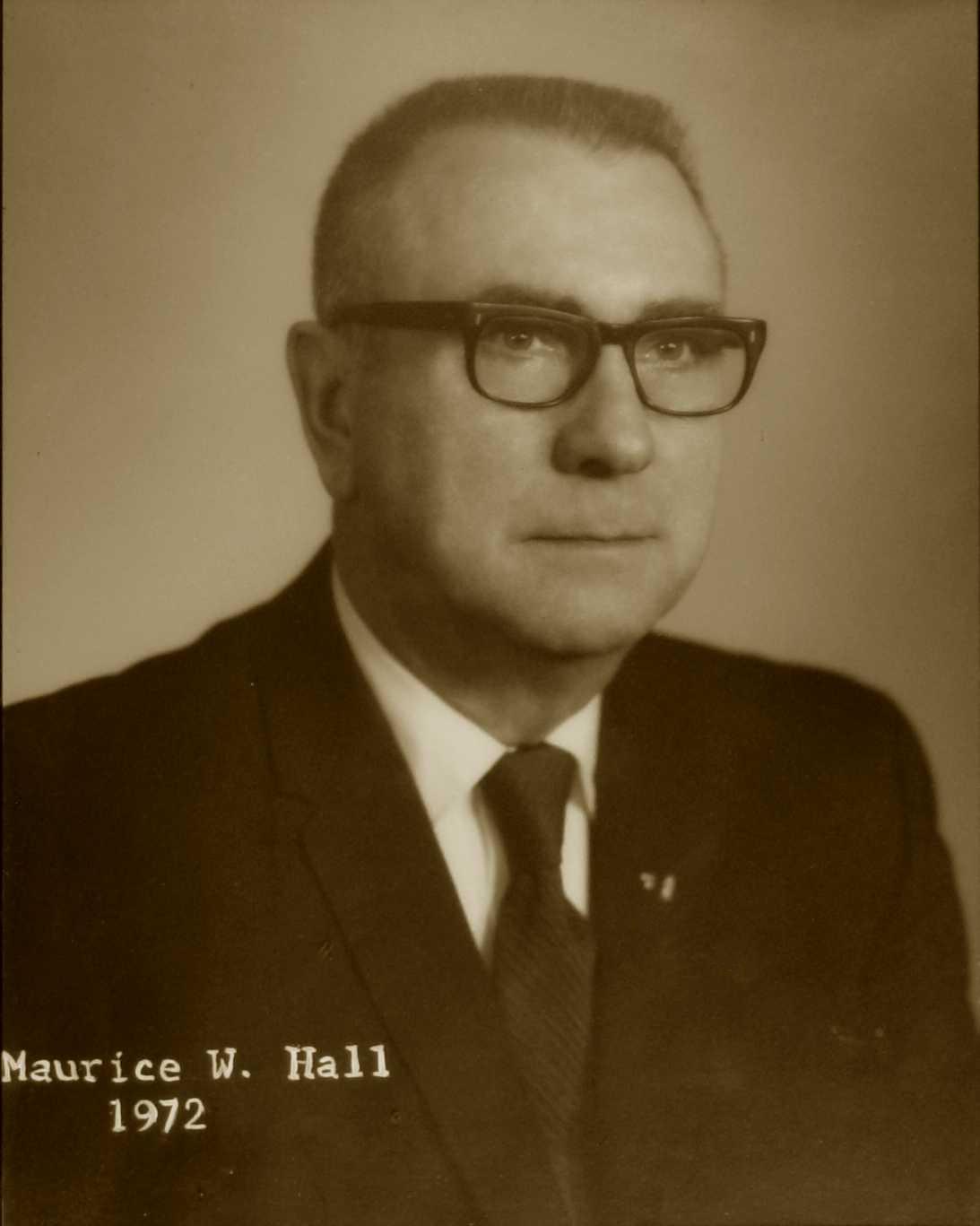 Maurice W. Hall, 1972