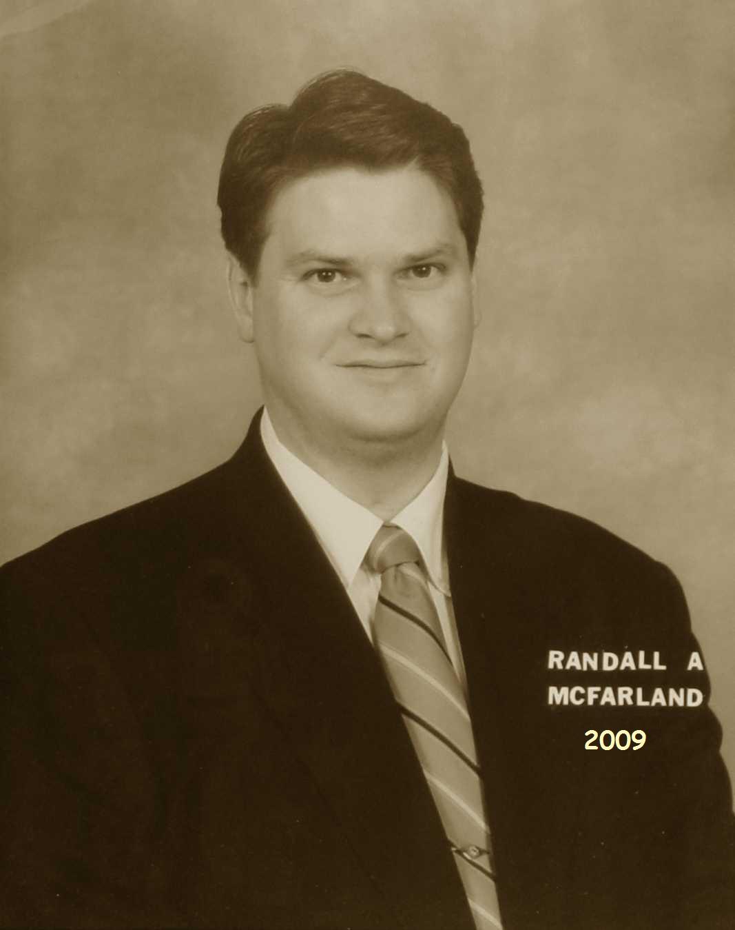 Randall A. McFarland, 2009