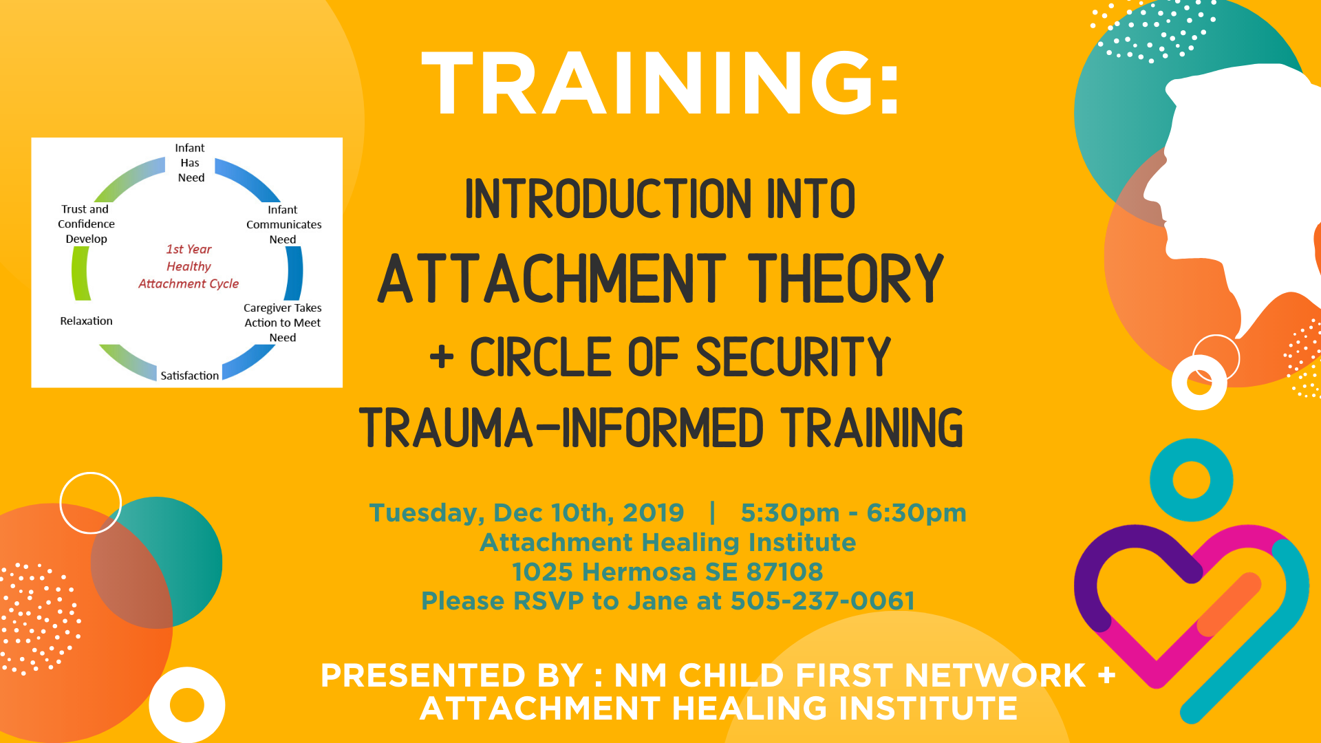 Dec 10th 2019: TRAINING - Attachment Theory