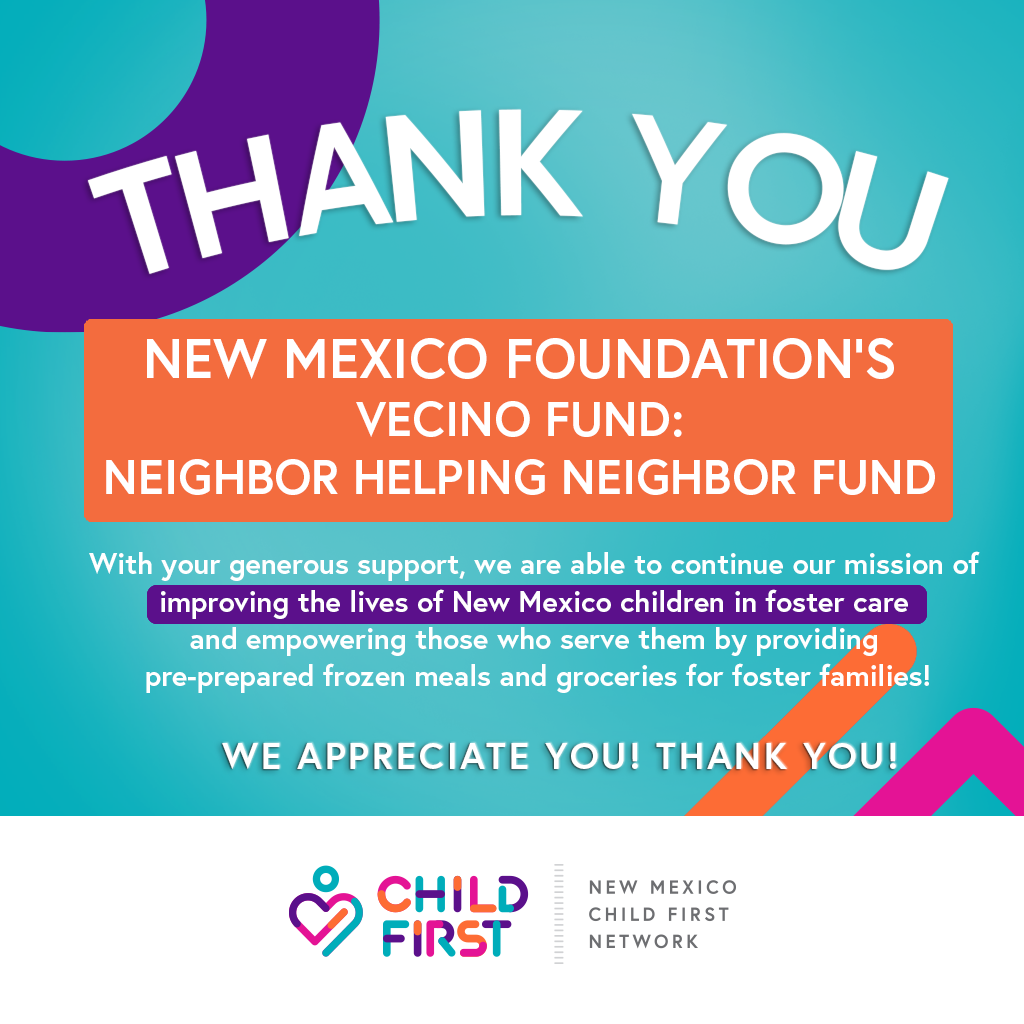 Thank you New Mexico Foundation’s Vecino-Neighbor Helping Neighbor Fund 