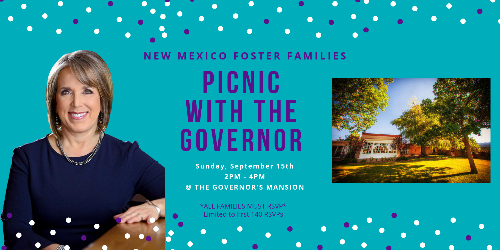 Join Governor Michelle Lujan Grisham for a foster family and friends appreciation picnic!