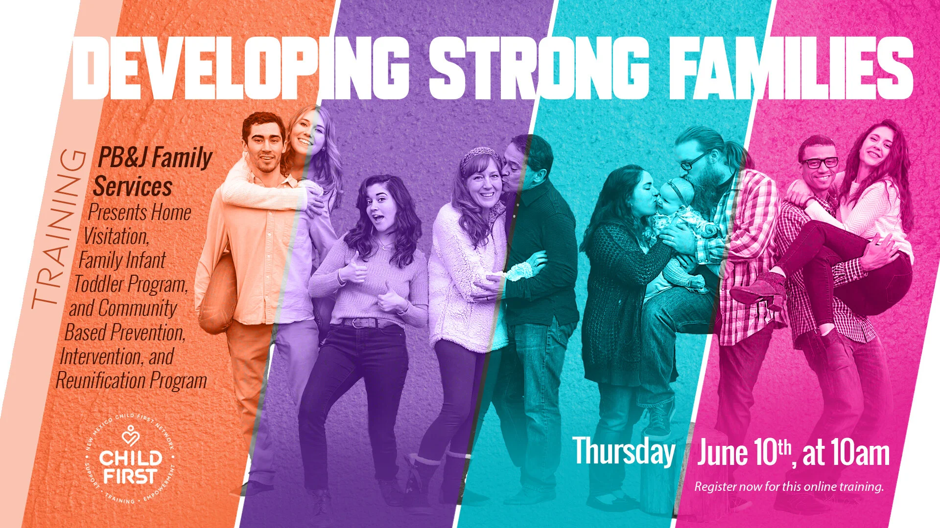 TRAINING:  Developing Strong Families by PB&amp;J Family Services