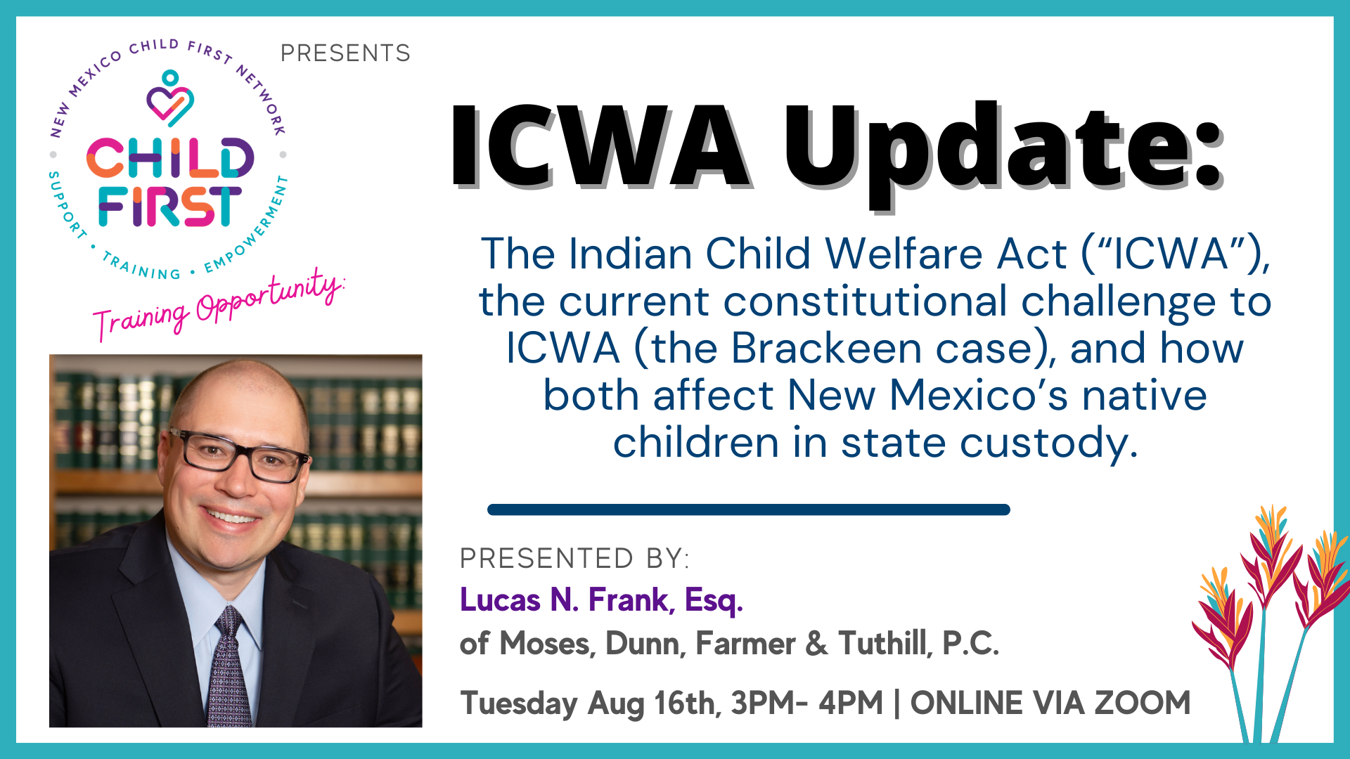 Training &amp; Presentation: Legal Update on ICWA (Indian Child Welfare Act)