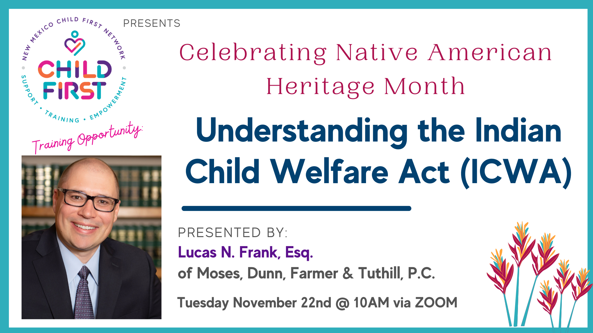 Training- Understanding ICWA (Indian Child Welfare Act) 