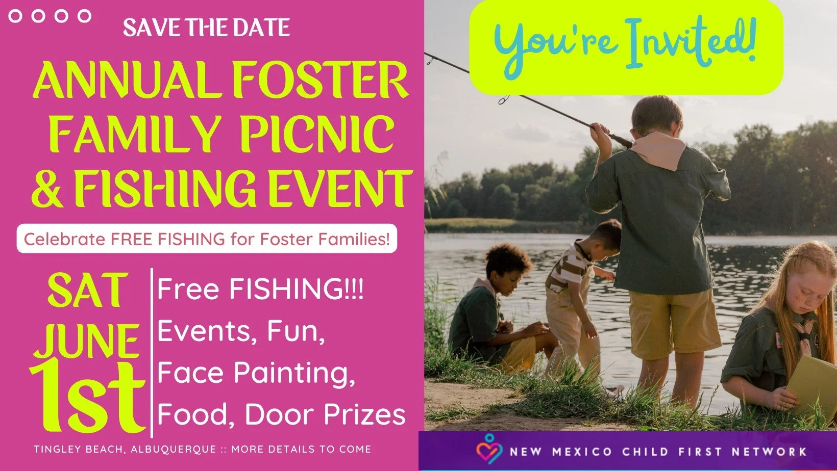 2024 Annual Foster Family Free Fishing Extravaganza