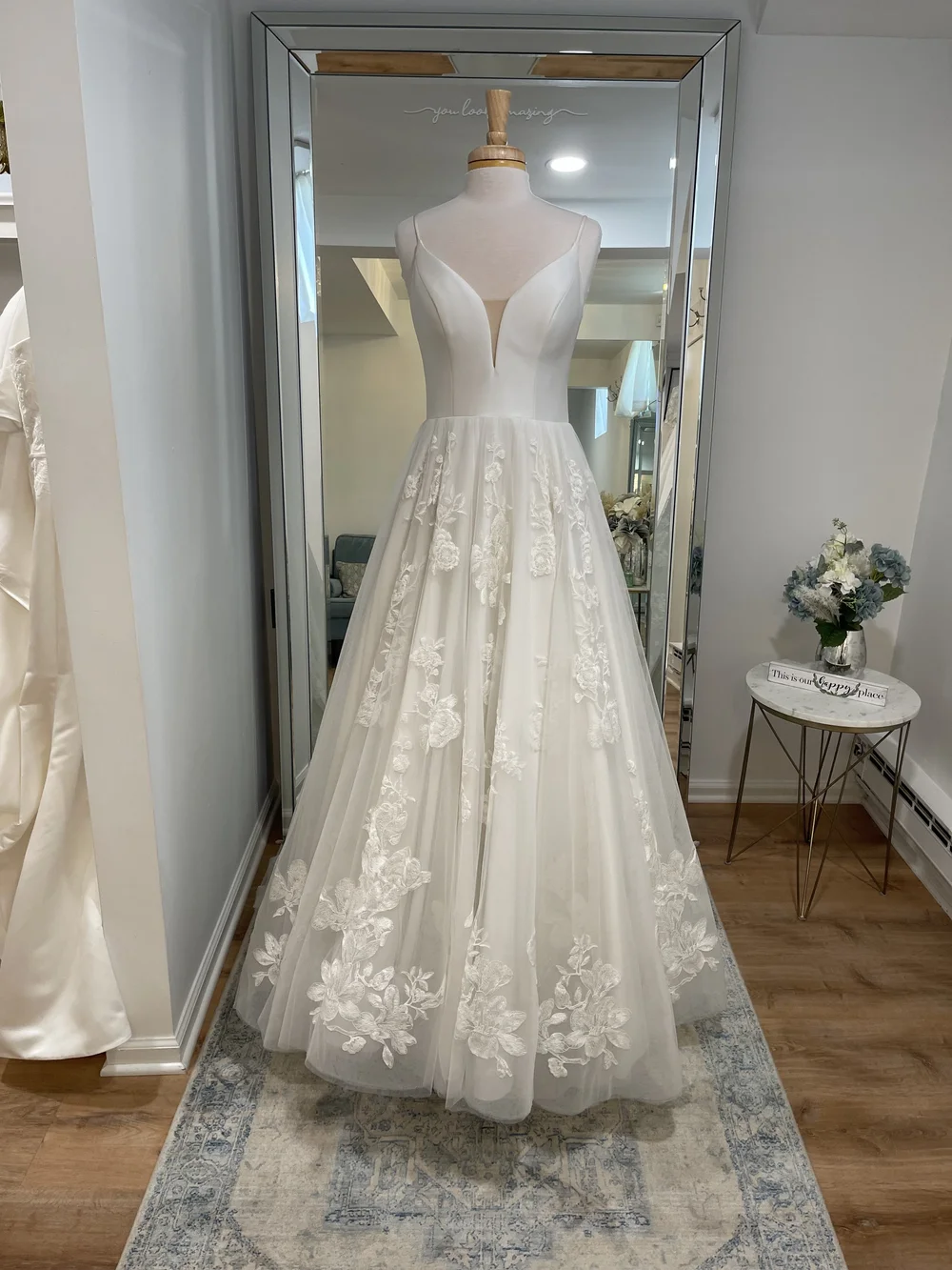 D2810 by Essense of Australia  Bridal Shop in Saratoga Springs | Lily  Saratoga