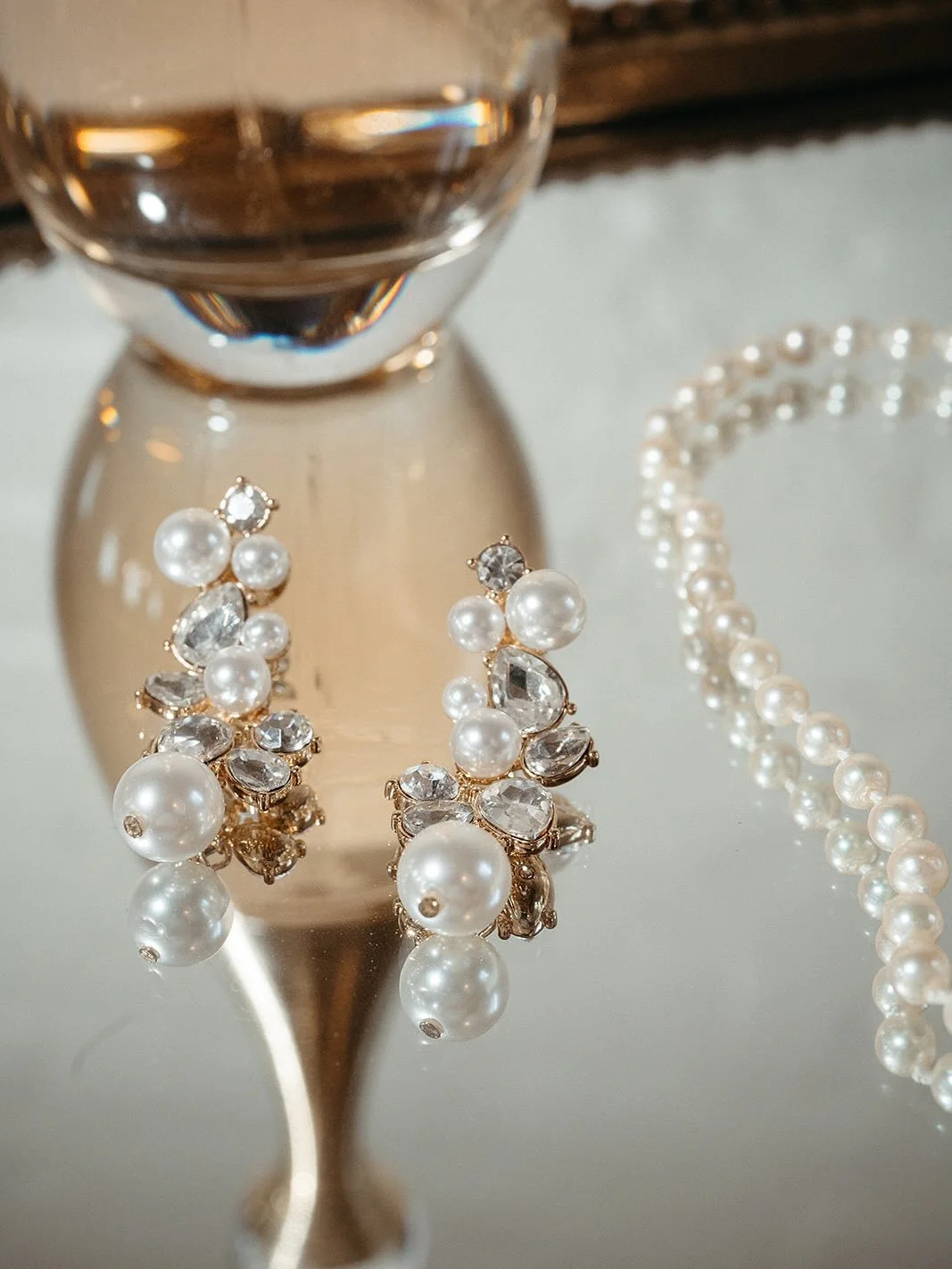 The perfect earrings for a high neck dress 💎✨

Photographer: @andrewfranciosa
Wedding Gown &amp; Veil: @lilysaratoga @jennyyoonyc
Makeup: @beautybyjhori
Hair: @justglamoroussalon
Florals: @felthousensflorist
Earrings @oliveandpiper
Alterations: @mos