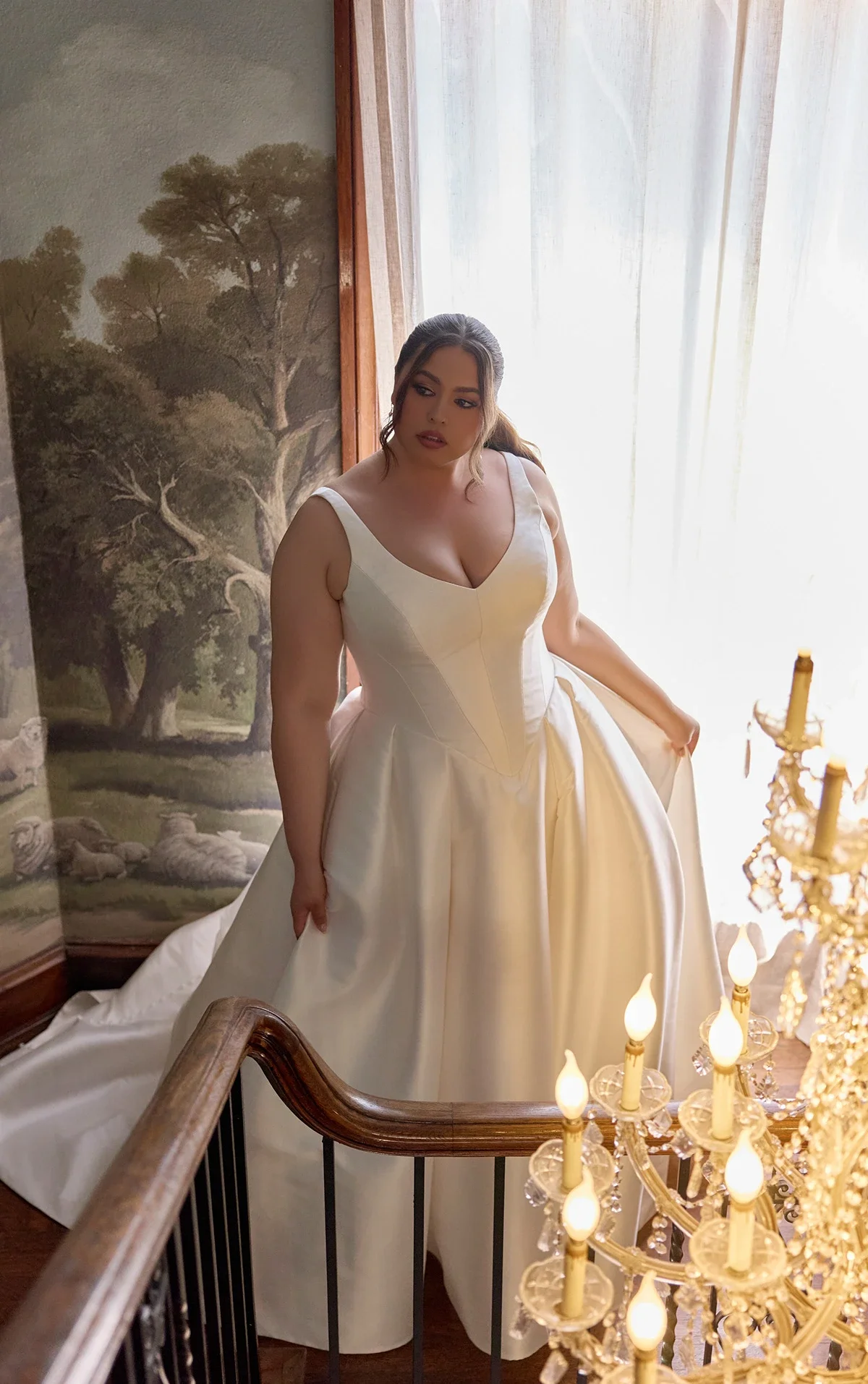 sachin and babi light blue dress Plus Size White Graduation Dresses main image 1