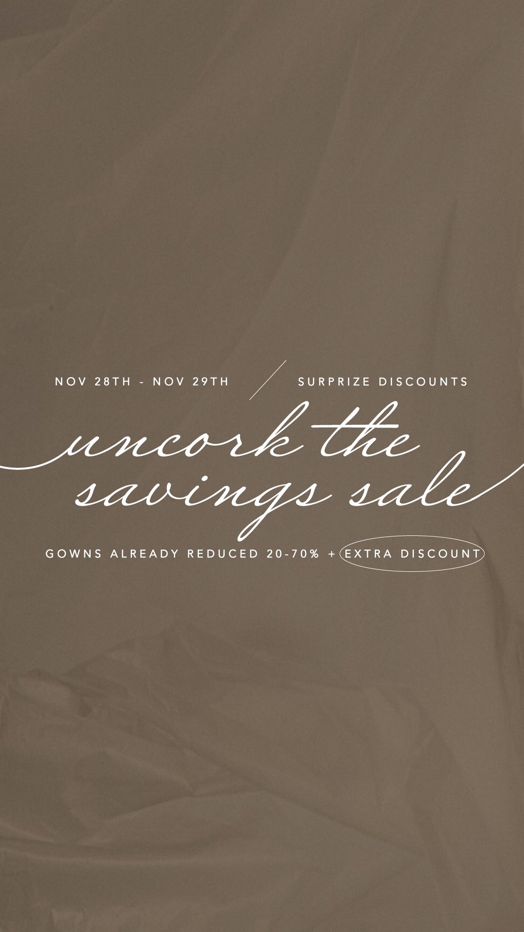 Uncork the Savings: A Special Bridal Sale at Lily Saratoga!