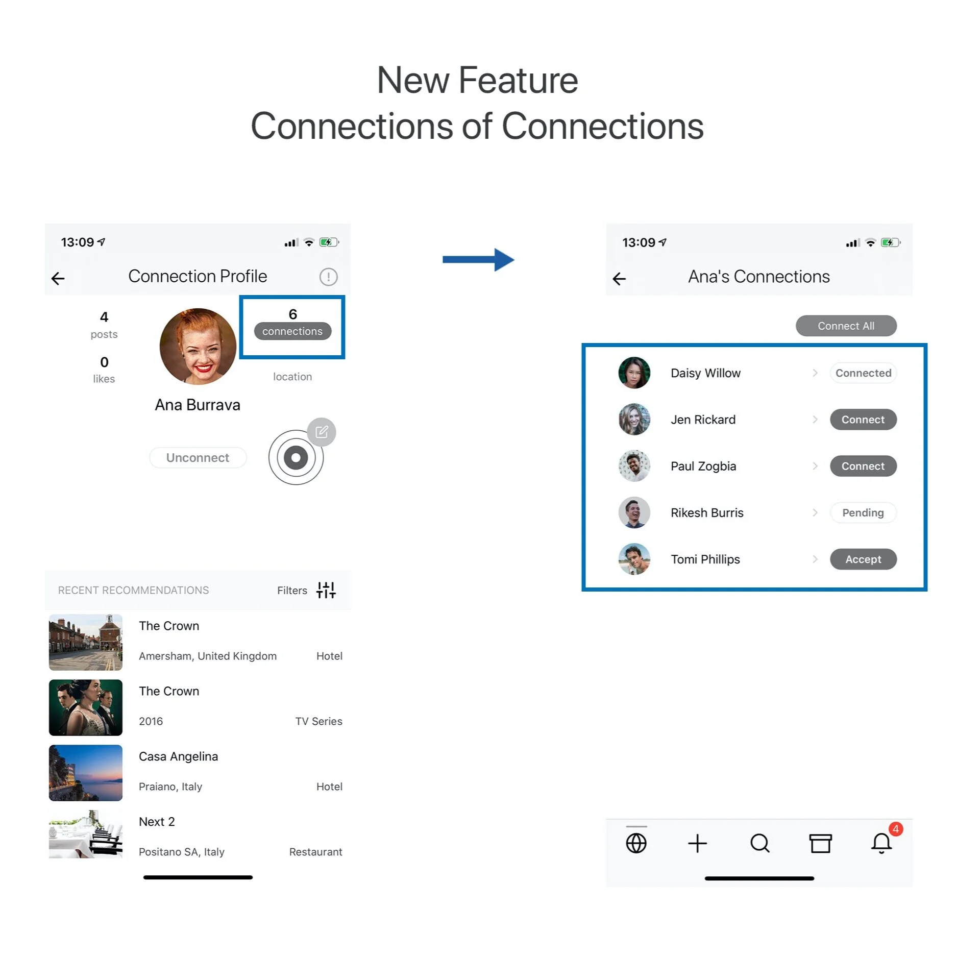 New Feature - Discover Friends of Friends