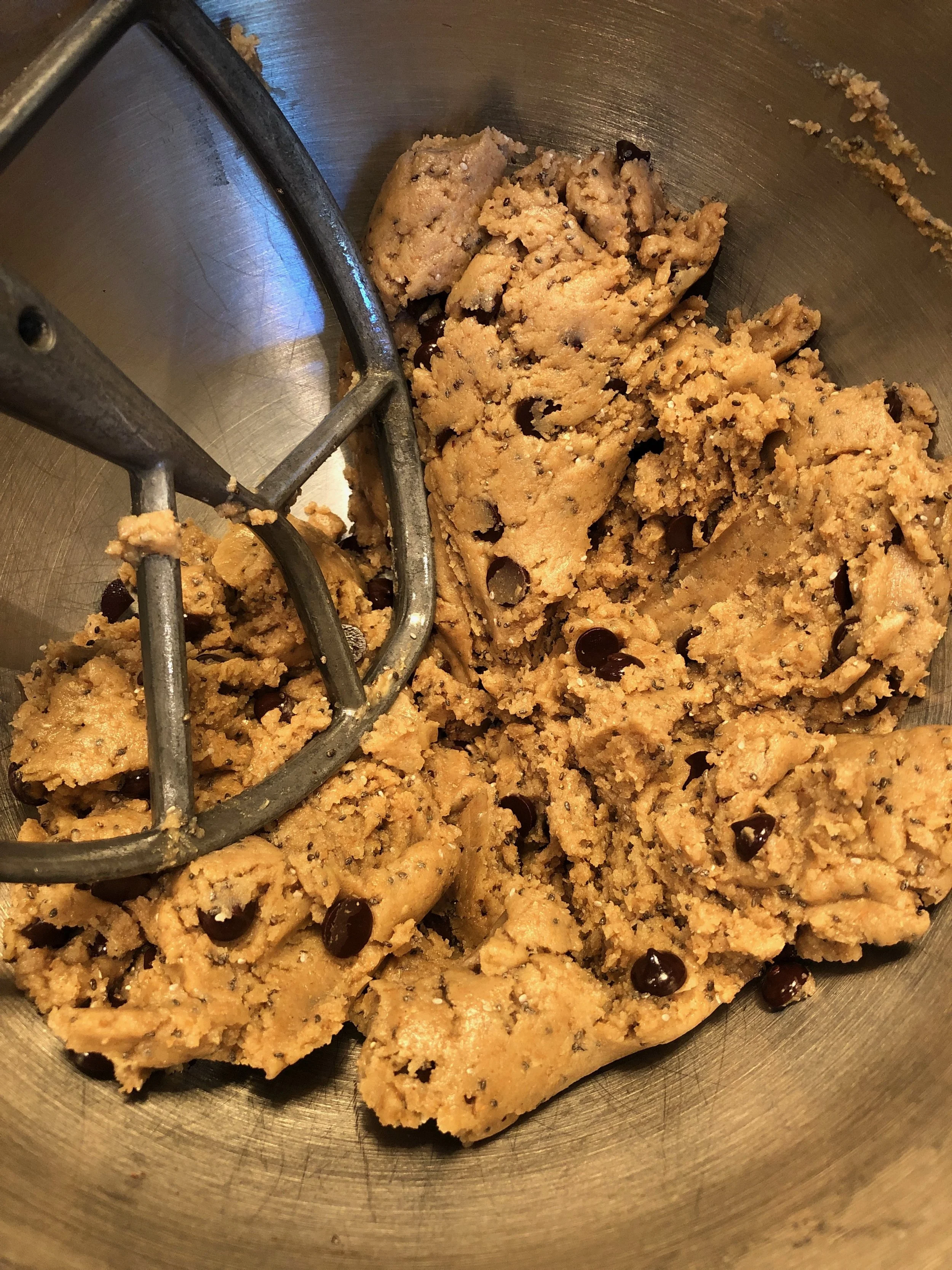 Cashew Butter Chocolate Chip Cookies