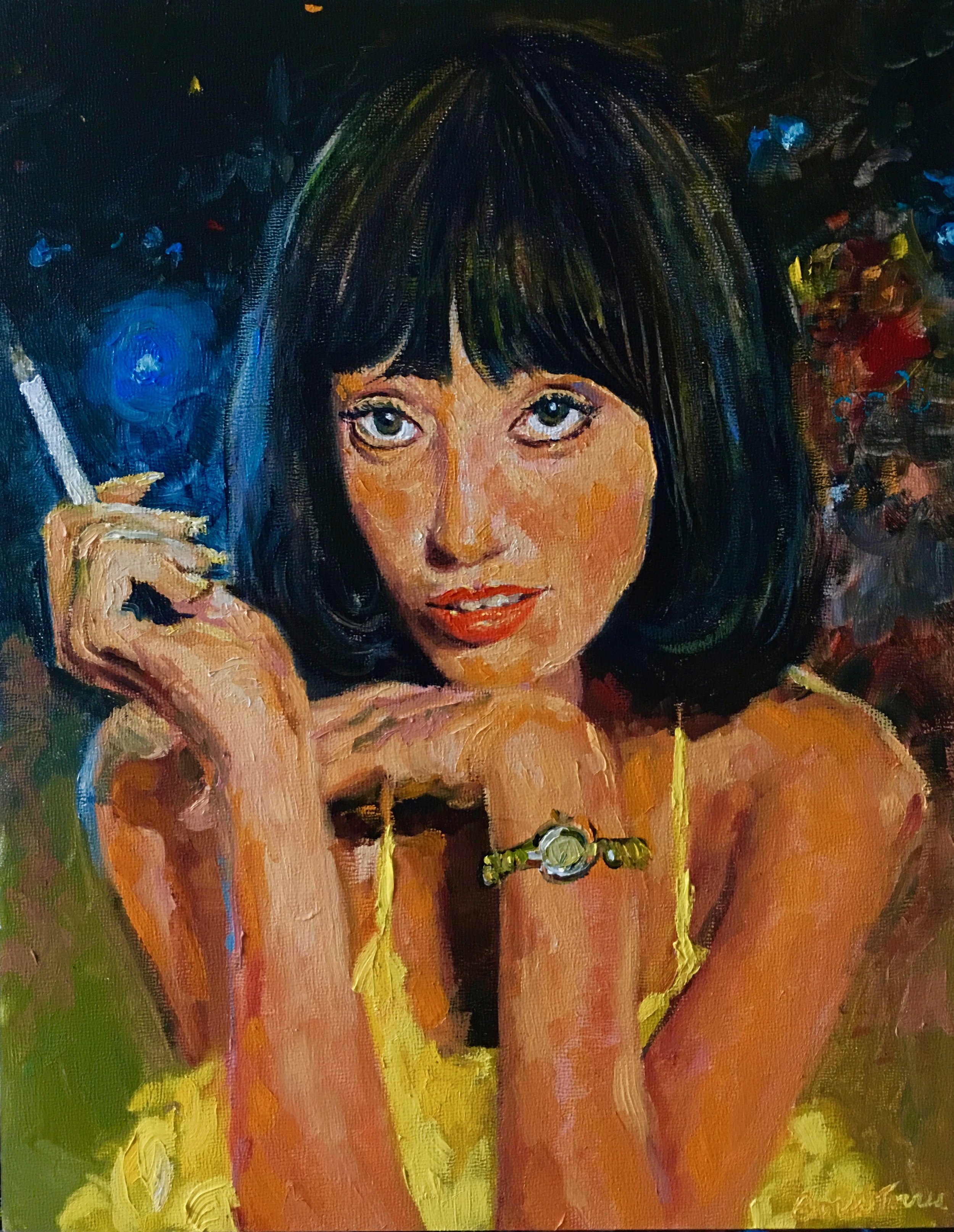 "Shelley," by Boris Torres; oil on panel, 10x14 inches, 2015.