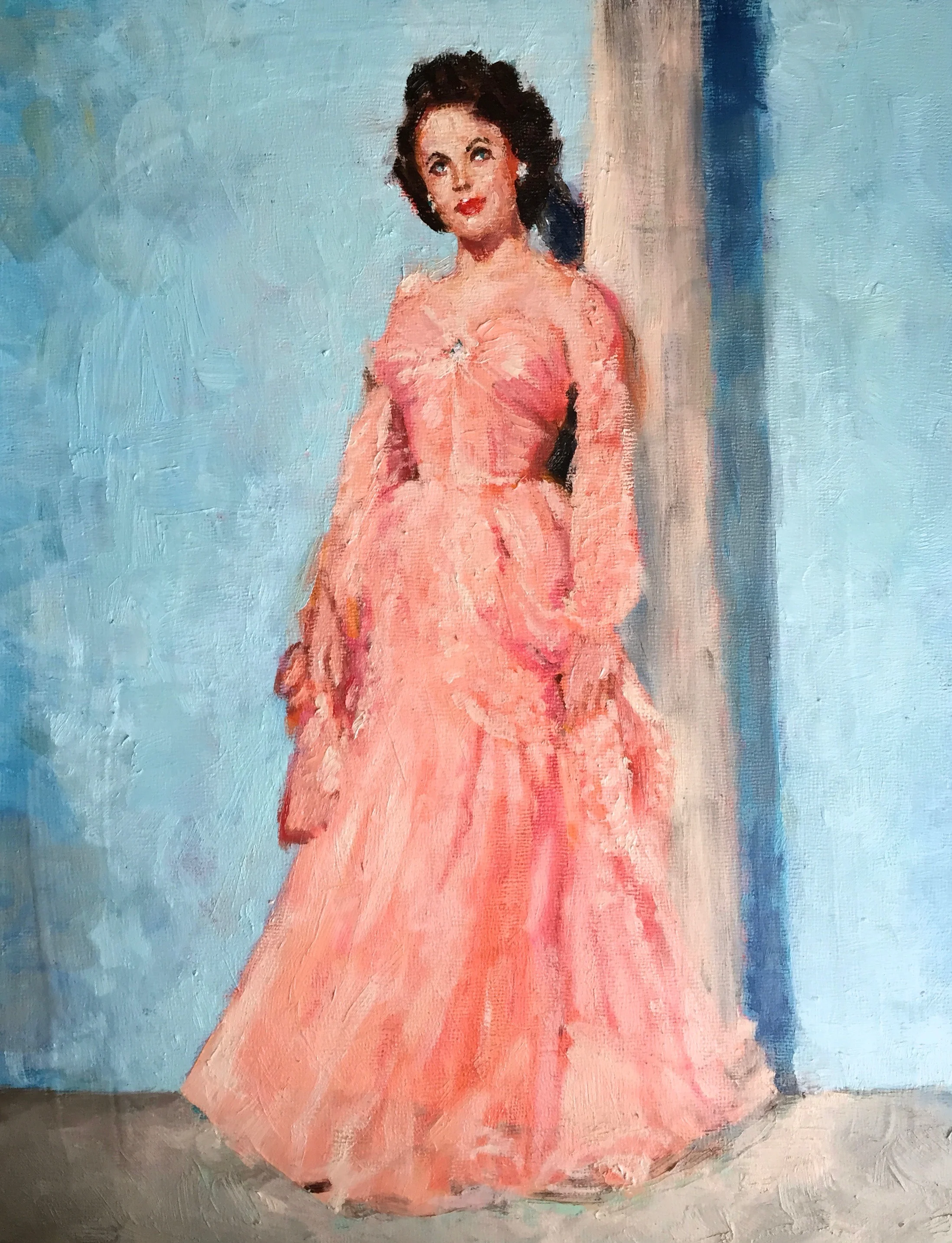 "Liz," by Boris Torres; oil on panel, 10x14 inches, 2014.