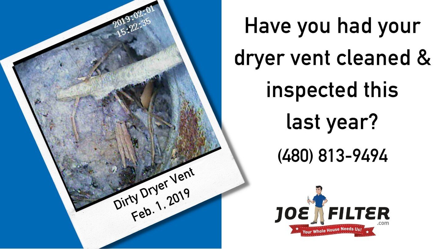 Having your dryer vent cleaned and inspected annually helps you save on energy and helps prevent risk of dryer fires. dryer.joefilter.com

#fireprevention #energysavings #firesafety #healthyhometips #homeservice