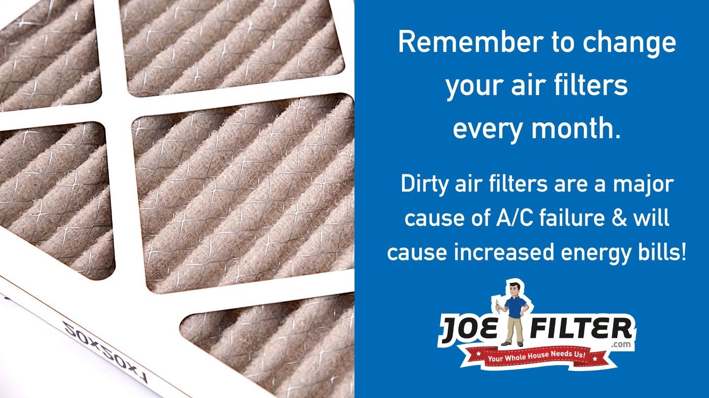 Breathe Easier with Fresh Filters

Did you know that clean air filters can improve your indoor air quality and extend the life of your AC? Air filters should be changed every 30 to 90 days. Check yours once a month to keep your home comfortable and y