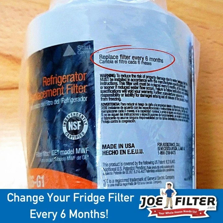 Did you know that your fridge's light can tell you when it's time to replace your water filter?

Most fridge dispensers have an automatic six-month timer for filter replacement, which is the recommended standard. The light will illuminate when it's t