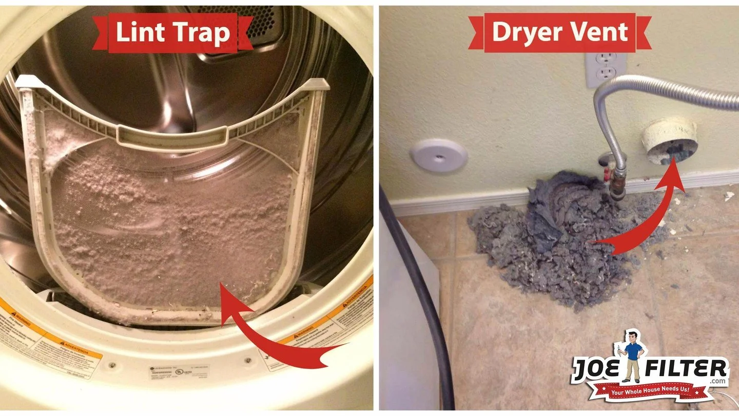Clean lint traps aren't just a chore, they&rsquo;re a safety must! 👕

 Over 15,000 dryer fires happen yearly due to lint buildup. Plus, a clear screen improves airflow, saving you money on energy bills and drying clothes faster.

dryer.joefilter.com