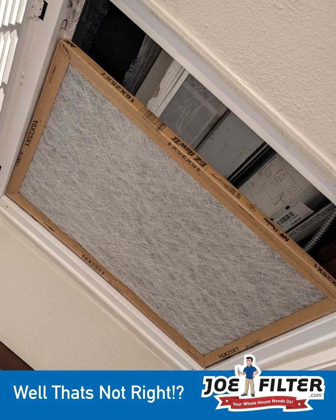 Not sure what size air filter you need? Don't risk your system. Call the filter pros at Joe Filter today! (480) 813-9494

air.joefilter.com

#HVAC #Arizona #iaq