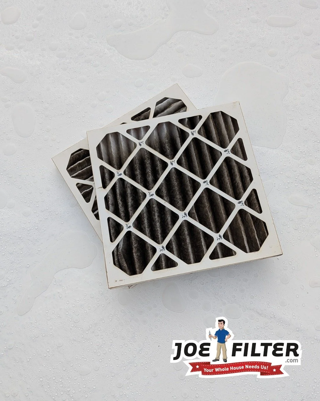 Don't wait till your filters look like this. Keep your air fresh and your units supplying cool air this summer. Change your air filters every month! air.joefilter.com

#iaq #energysavings #AC #summer