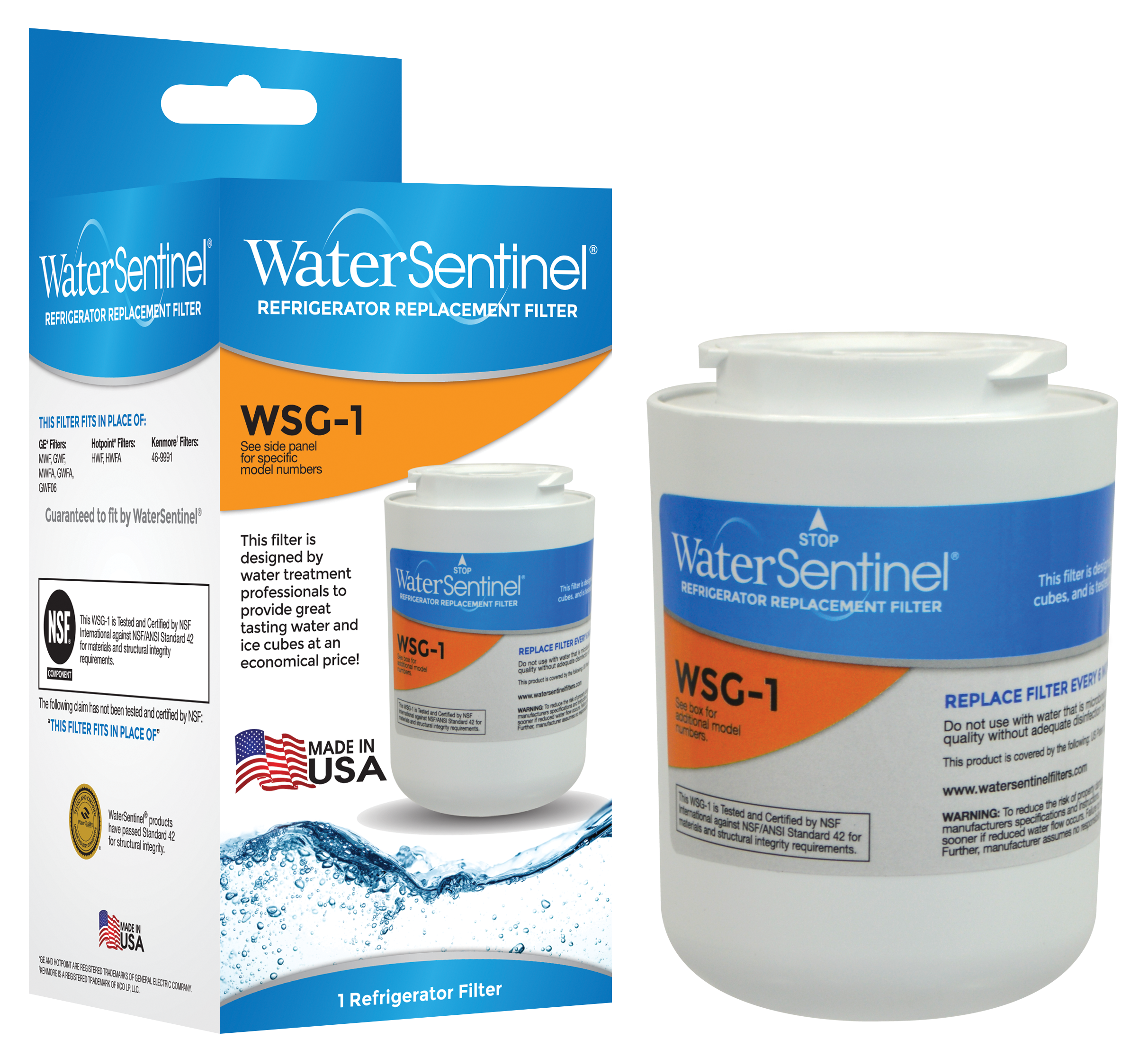 WSG-1 Refrigerator Filter