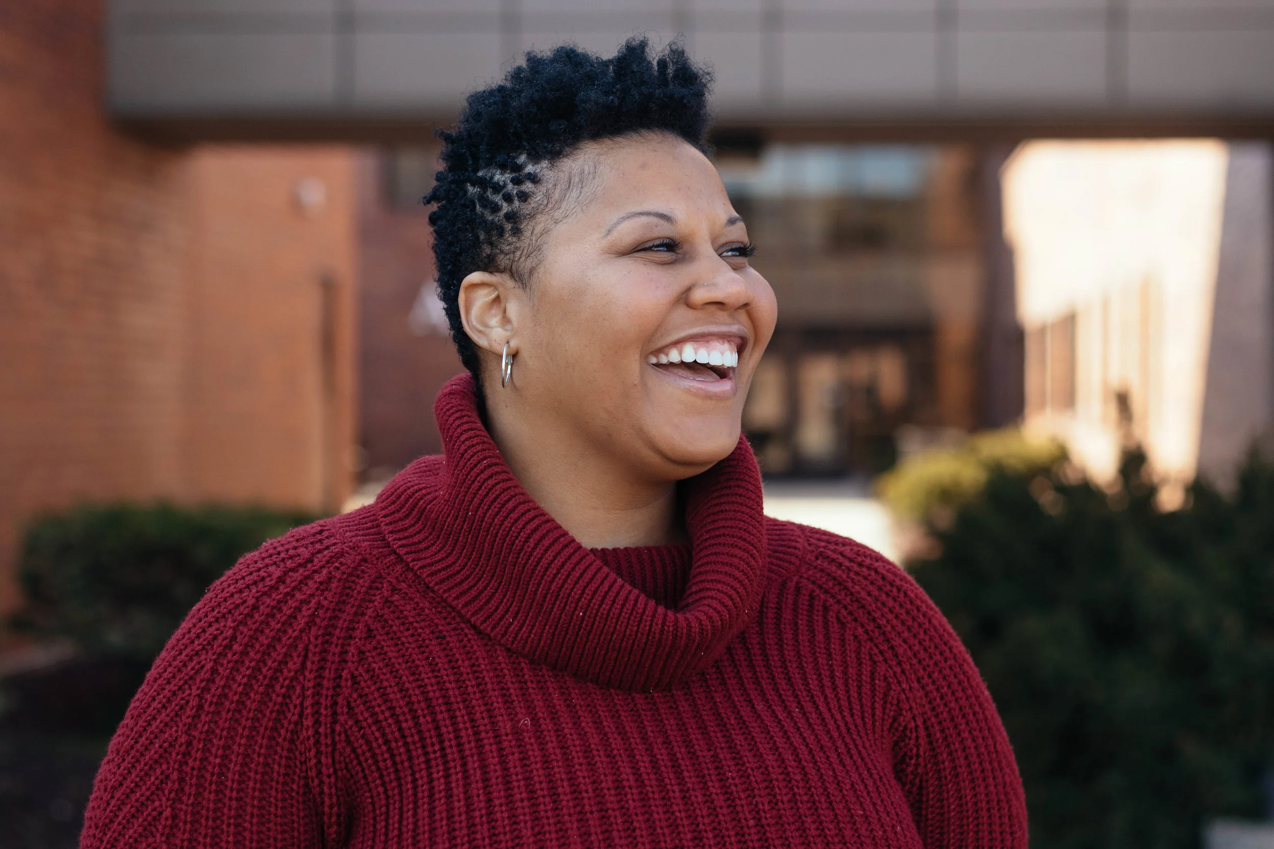  Jessica Fort is a power-builder in WEPOWER’s East St. Louis Education Power-Building Academy, a seven-month community-based leadership and policy change program for residents of the area. Photo by Kristen Trudo. 