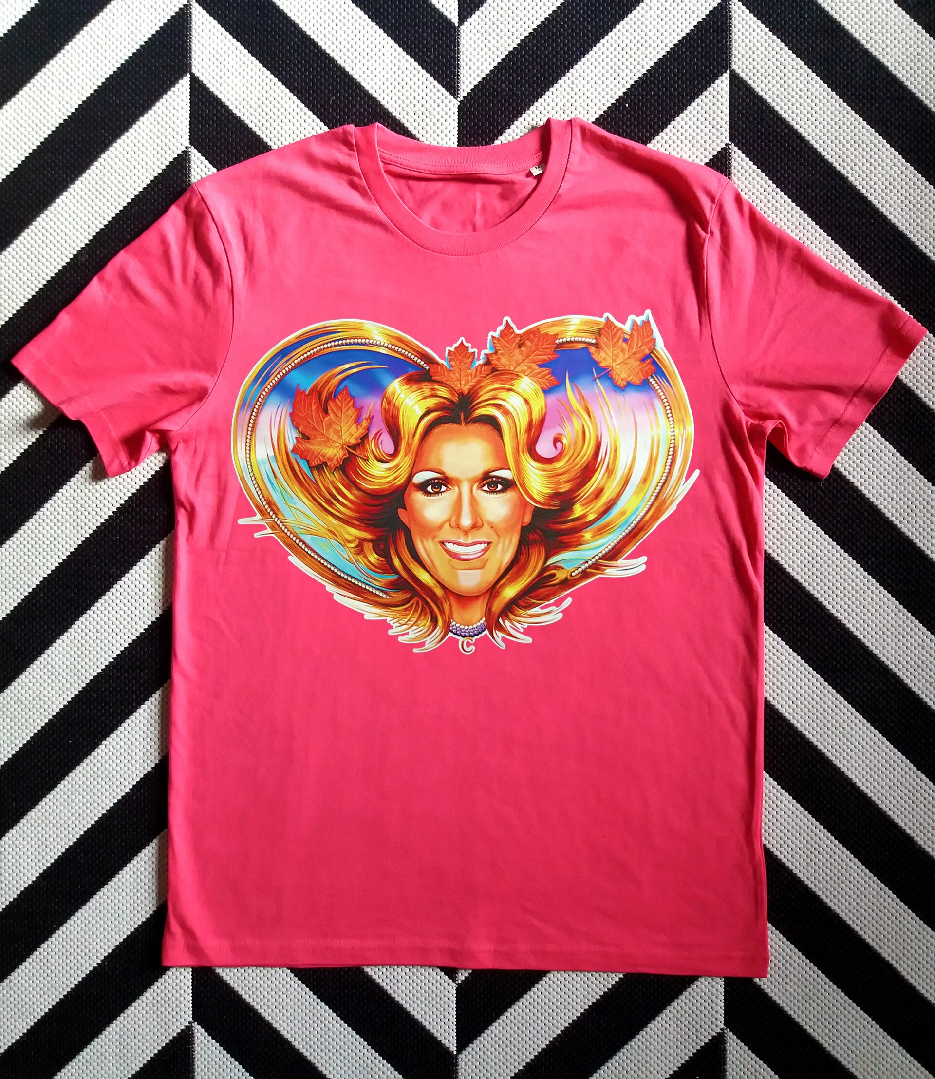 MY HEART WILL DION VONK ORGANIC COTTON T-SHIRT JOCK MOONEY
