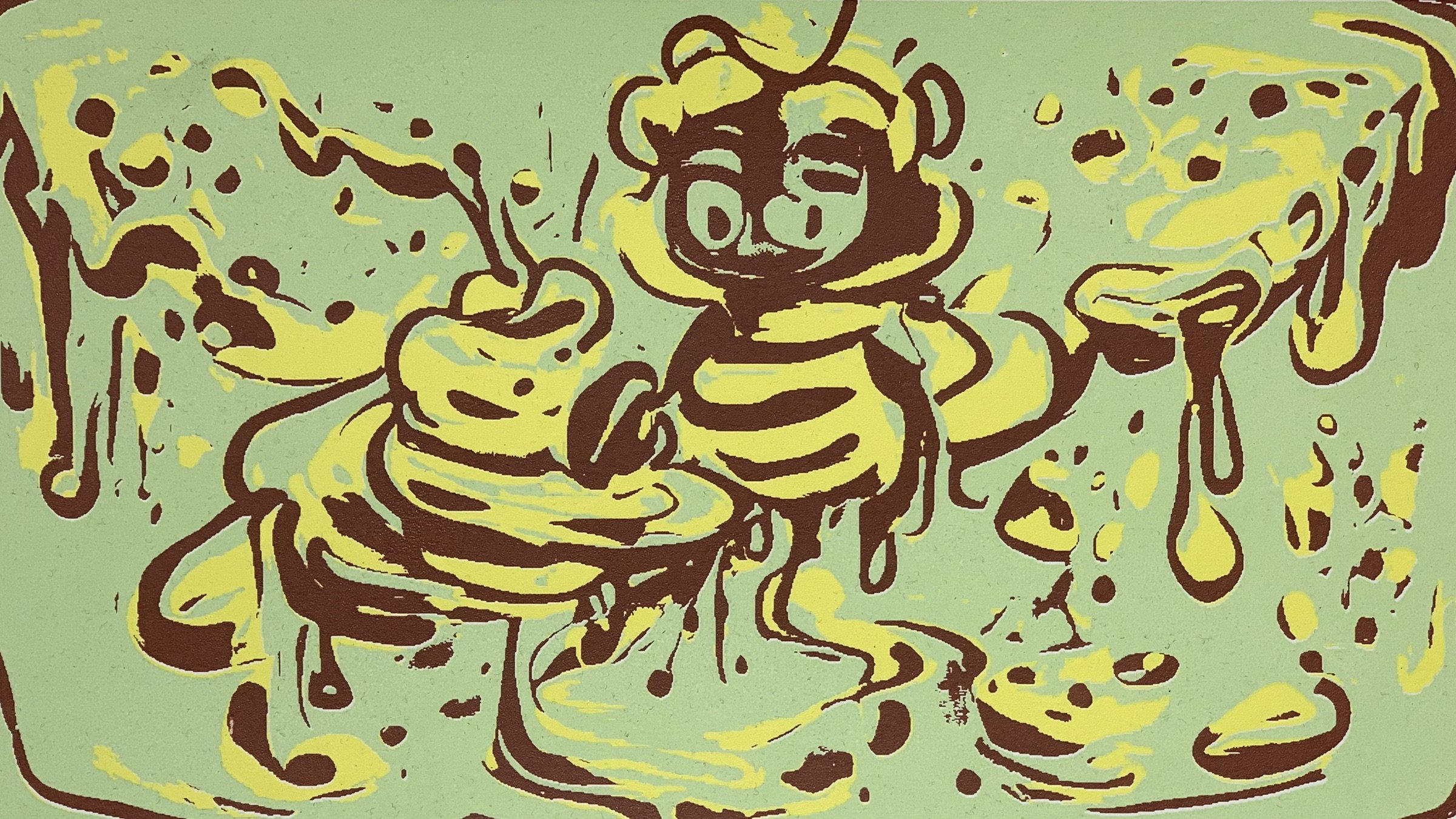 sticky gooey honey