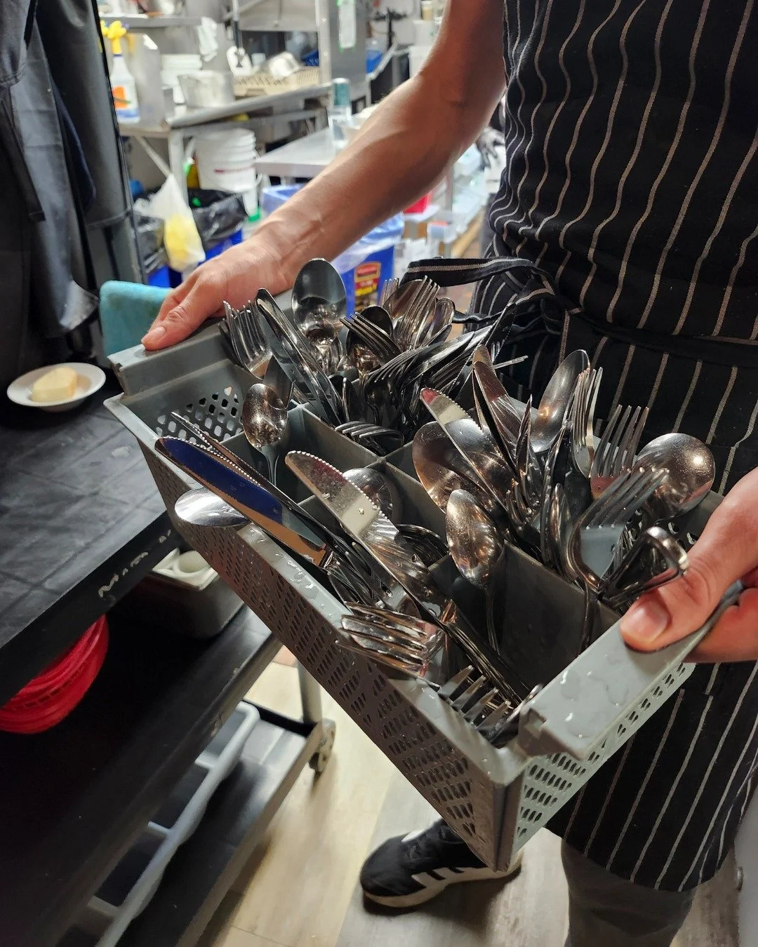 The moments behind the service