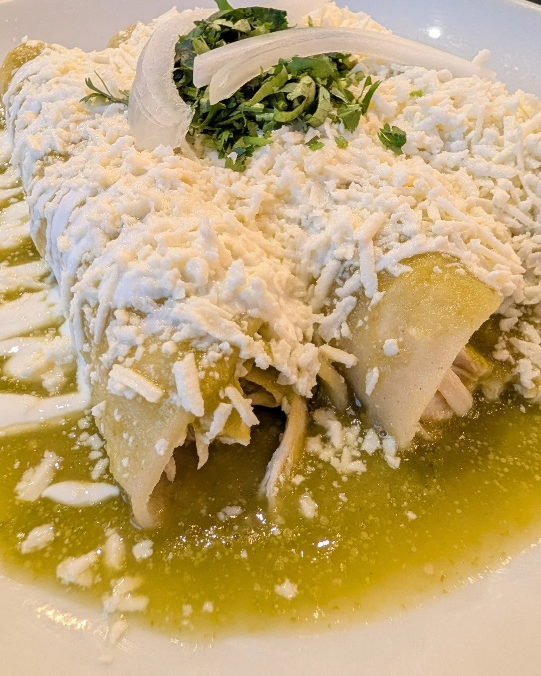 something warm for your evening 🌿
enchiladas verdes made fresh daily