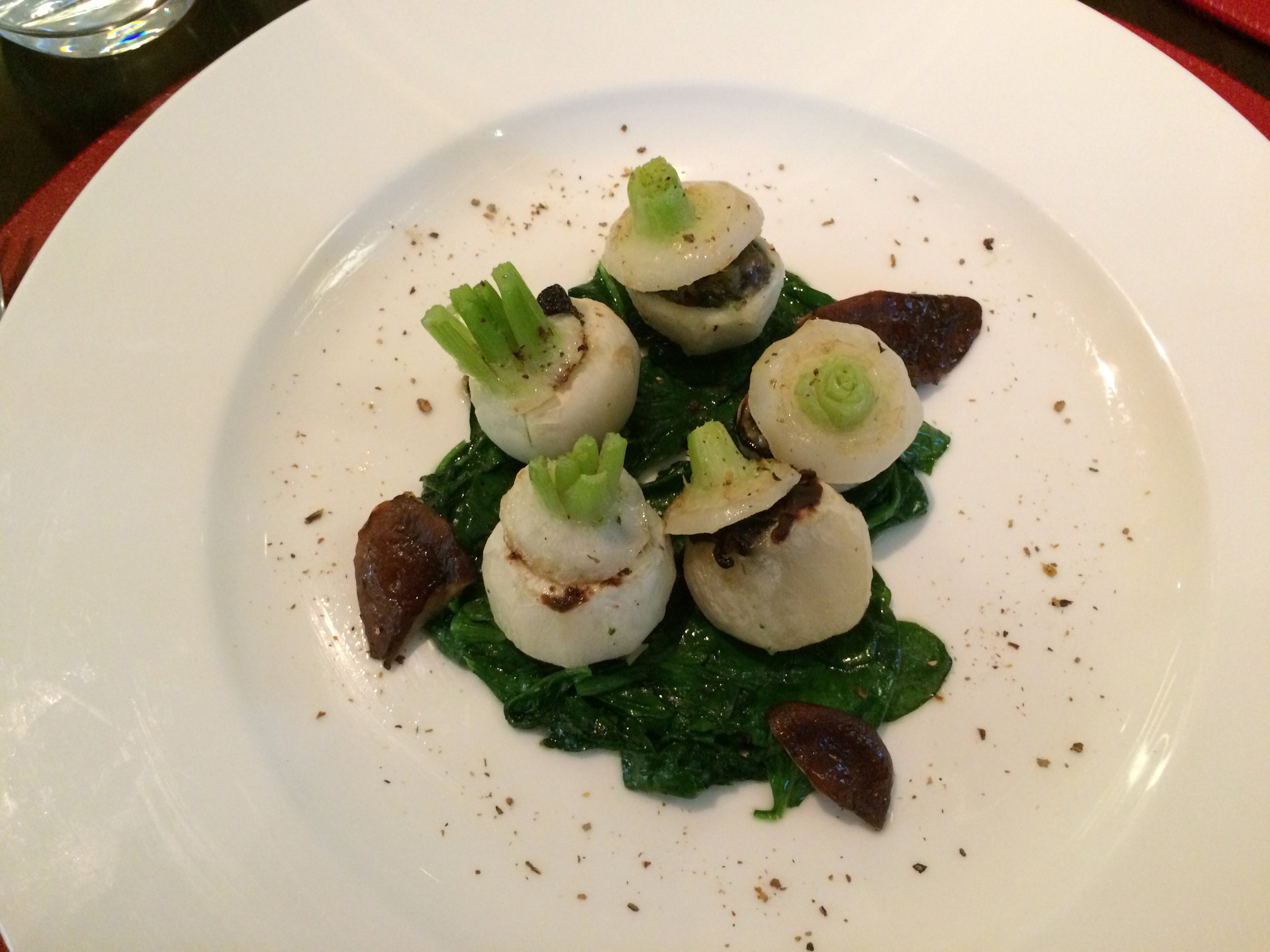 Escargot in baby turnips from Bocuse restaurant at the Culinary Institute of America in Hyde Park New Yor.jpg