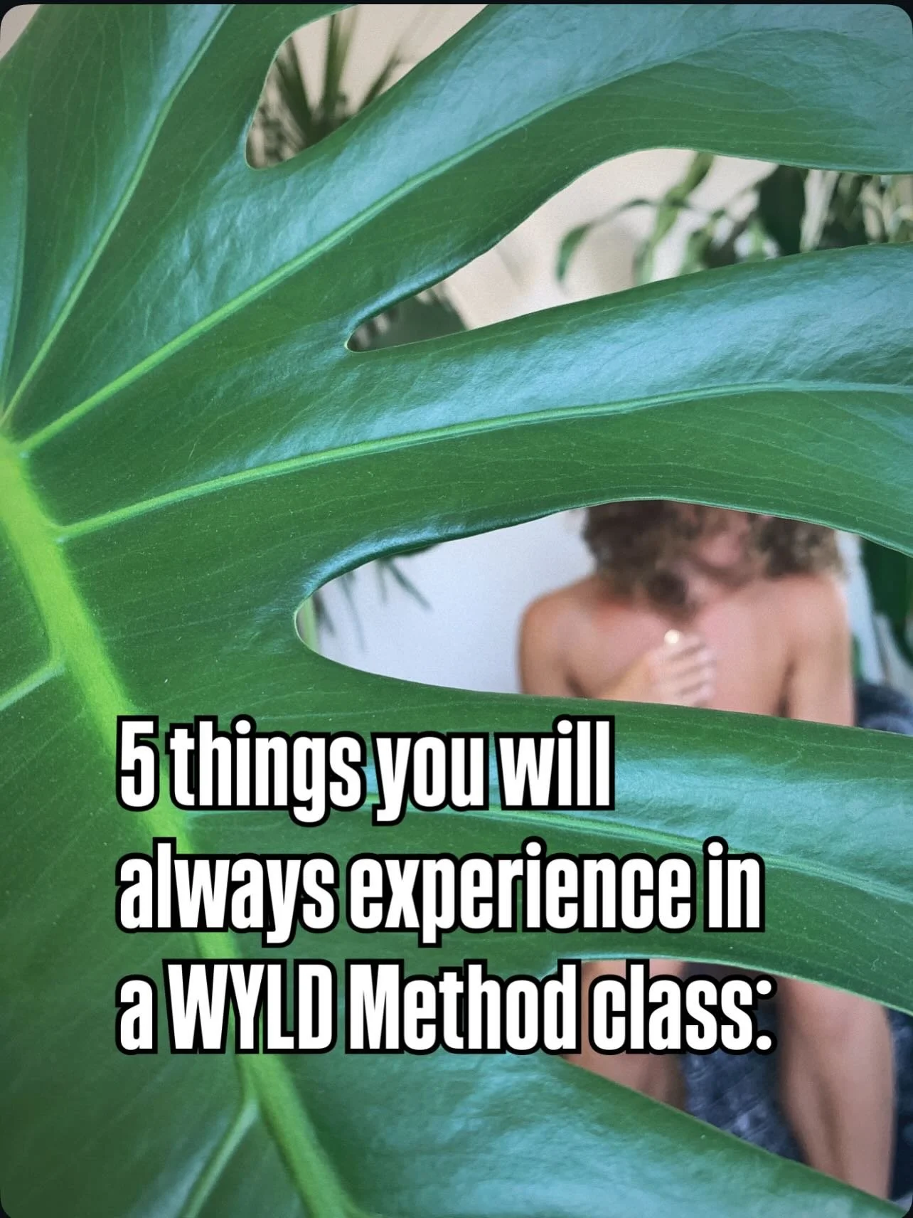 Here&rsquo;s what you know you&rsquo;re always going to get from a WYLD practice:

1. A transformational soundscape. 
We&rsquo;re past playlists at this point. WYLD takes you on a curated sound and frequency journey that gives you access to yourself,