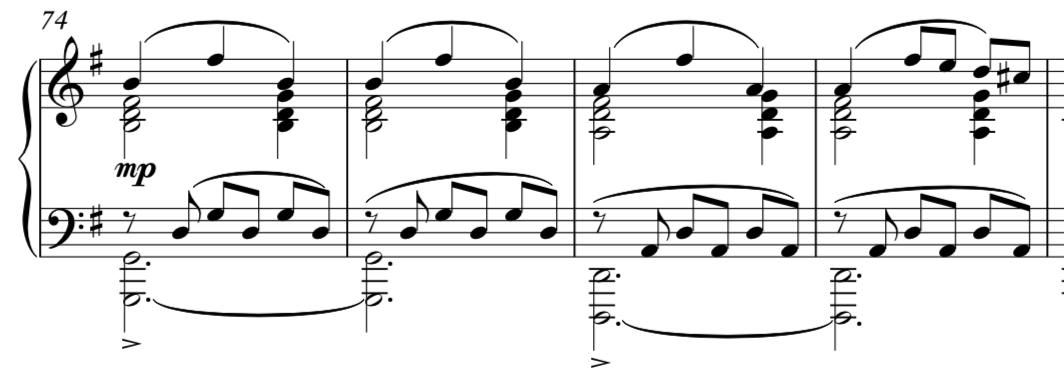 The grand climax of the piece, with significant developments from the initial themes.