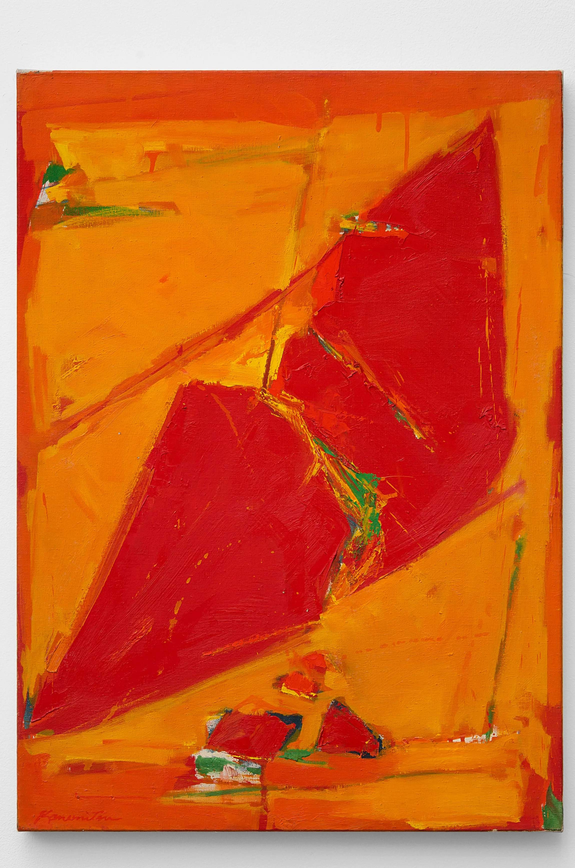 Untitled (Red) 1960 acrylic on canvas 28 x 20 inches, 71.1 x 50.8
