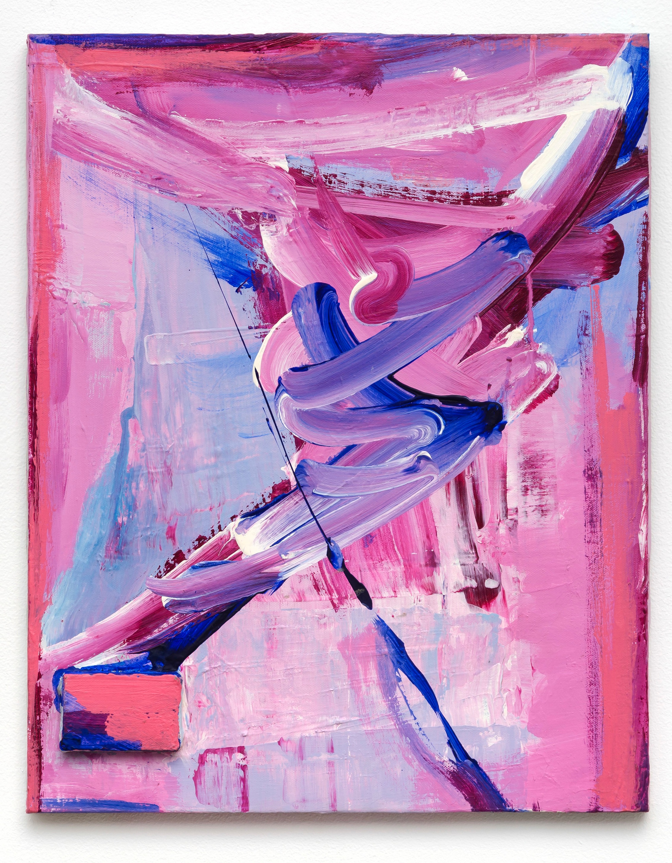Untitled (I) 1986 acrylic on canvas 16 x 20 inches, 40.6 x 50.8 centimeters