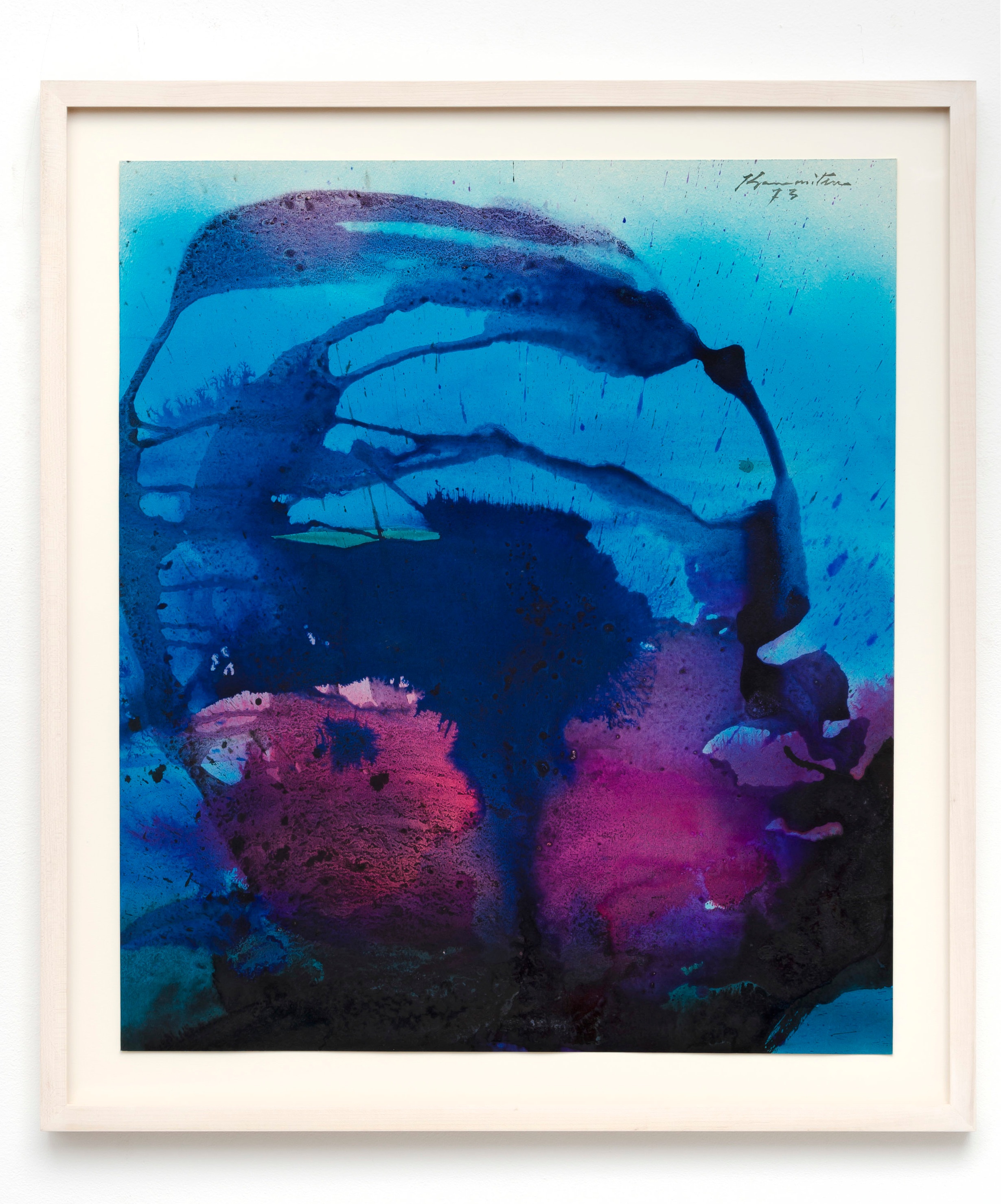 Untitled (WC6) 1973 watercolor on paper 20 x 16 inches, 50.8 x 40.6 centimeters