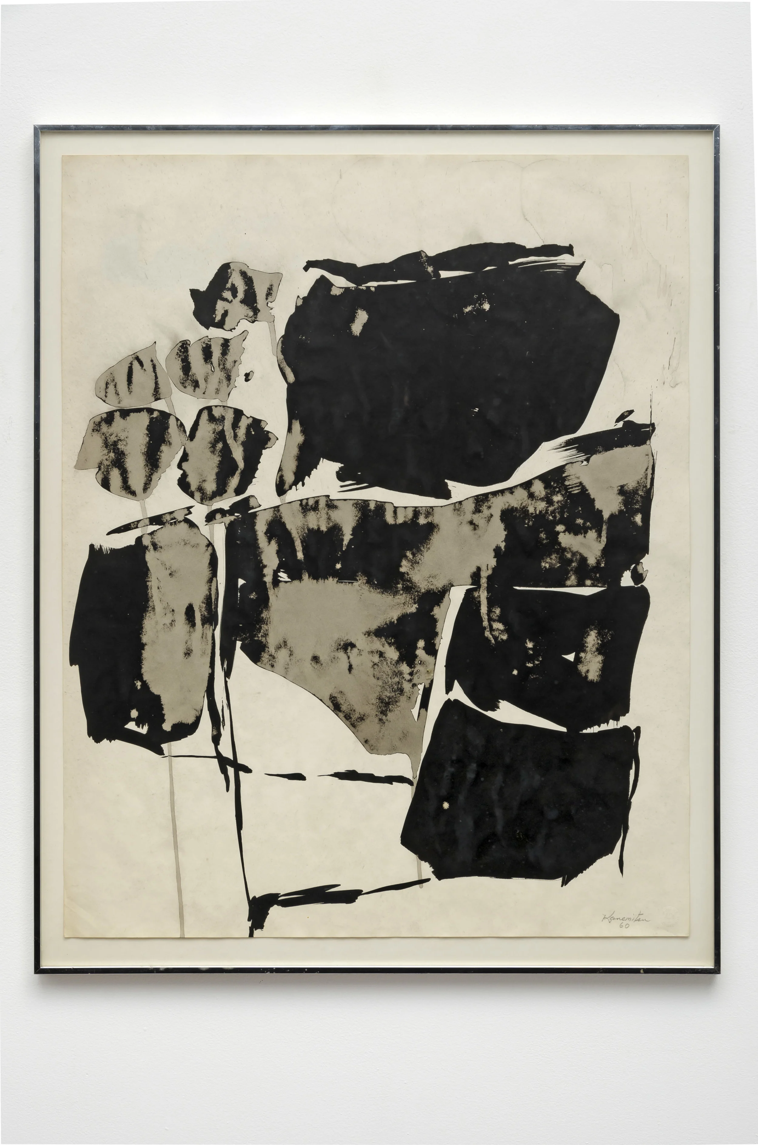 16–20 , 1960 sumi ink on paper 29 x 23 inches; 73.7 x 58.4 centimeters