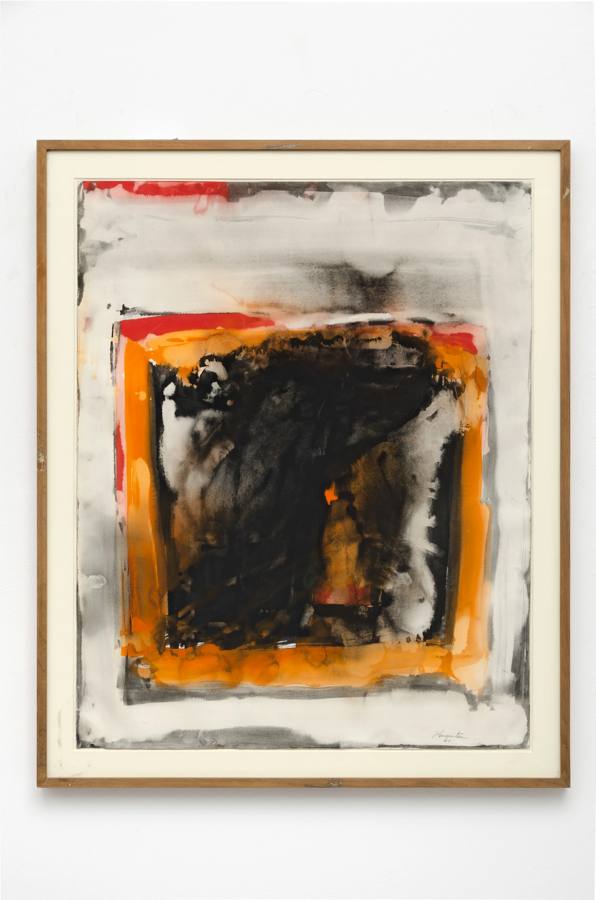 Untitled , 1961 watercolor on paper 29 x 23 inches; 73.7 x 58.4 centimeters