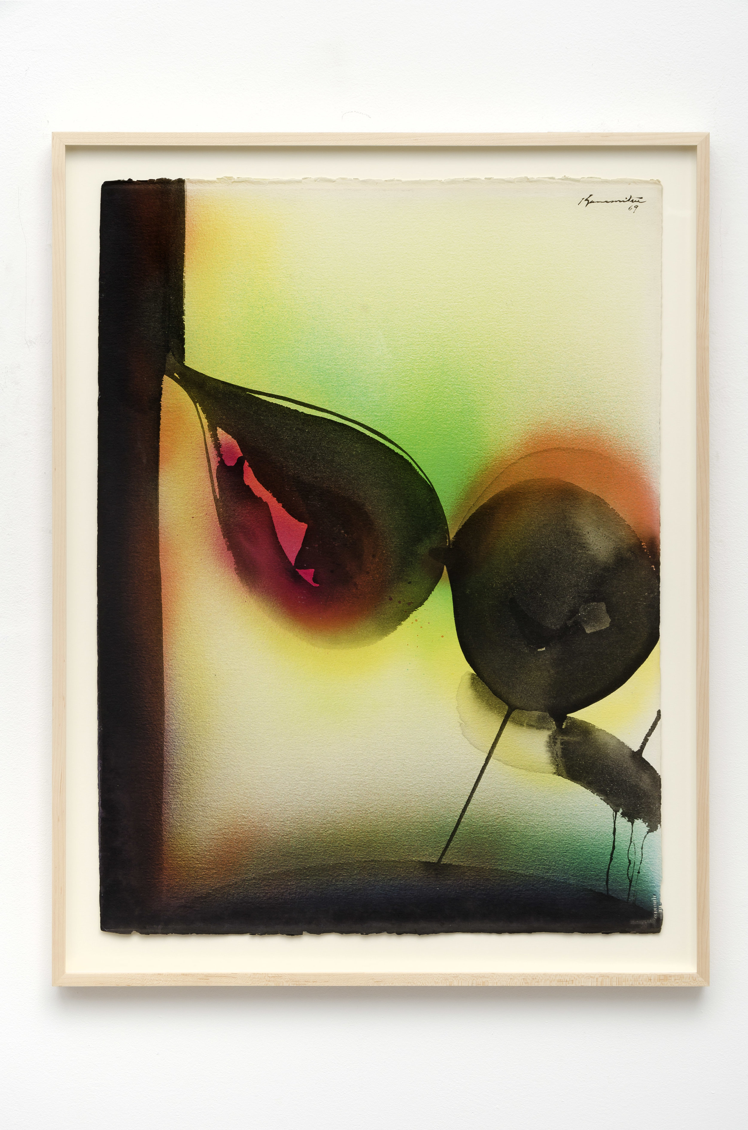 Untitled , 1969 sumi and watercolor on paper 34.25 x 26.25 inches; 87 x 66.7 centimeters
