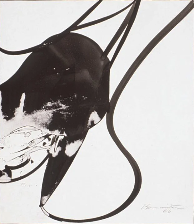 #14 , 1966 sumi ink 15 1/4 x 14 inches; 38.7 x 35.6 centimeters