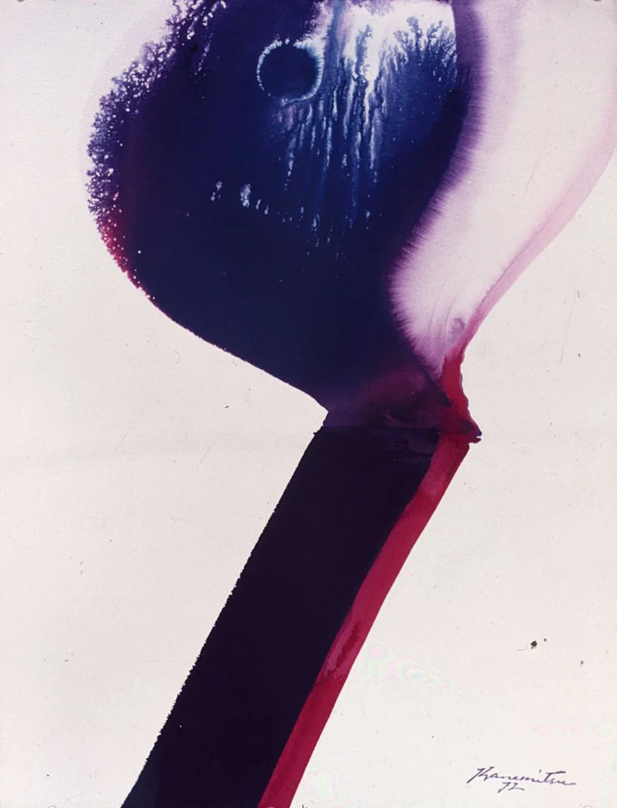 Untitled , 1972 sumi and watercolor on paper 33.5 x 26.25 inches; 85.1 x 66.7 centimeters