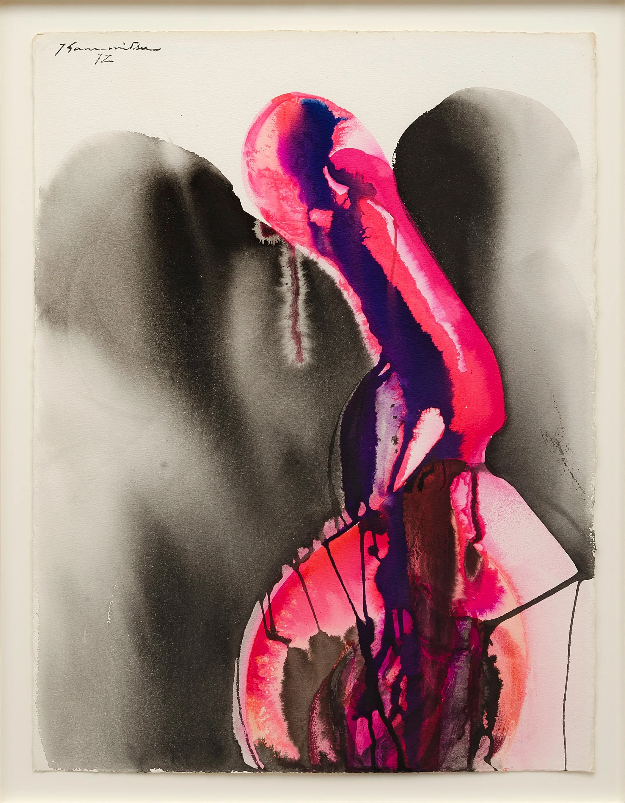 Untitled , 1972 sumi and watercolor on paper 33.5 x 26.25; 85.1 x 66.7 centimeters
