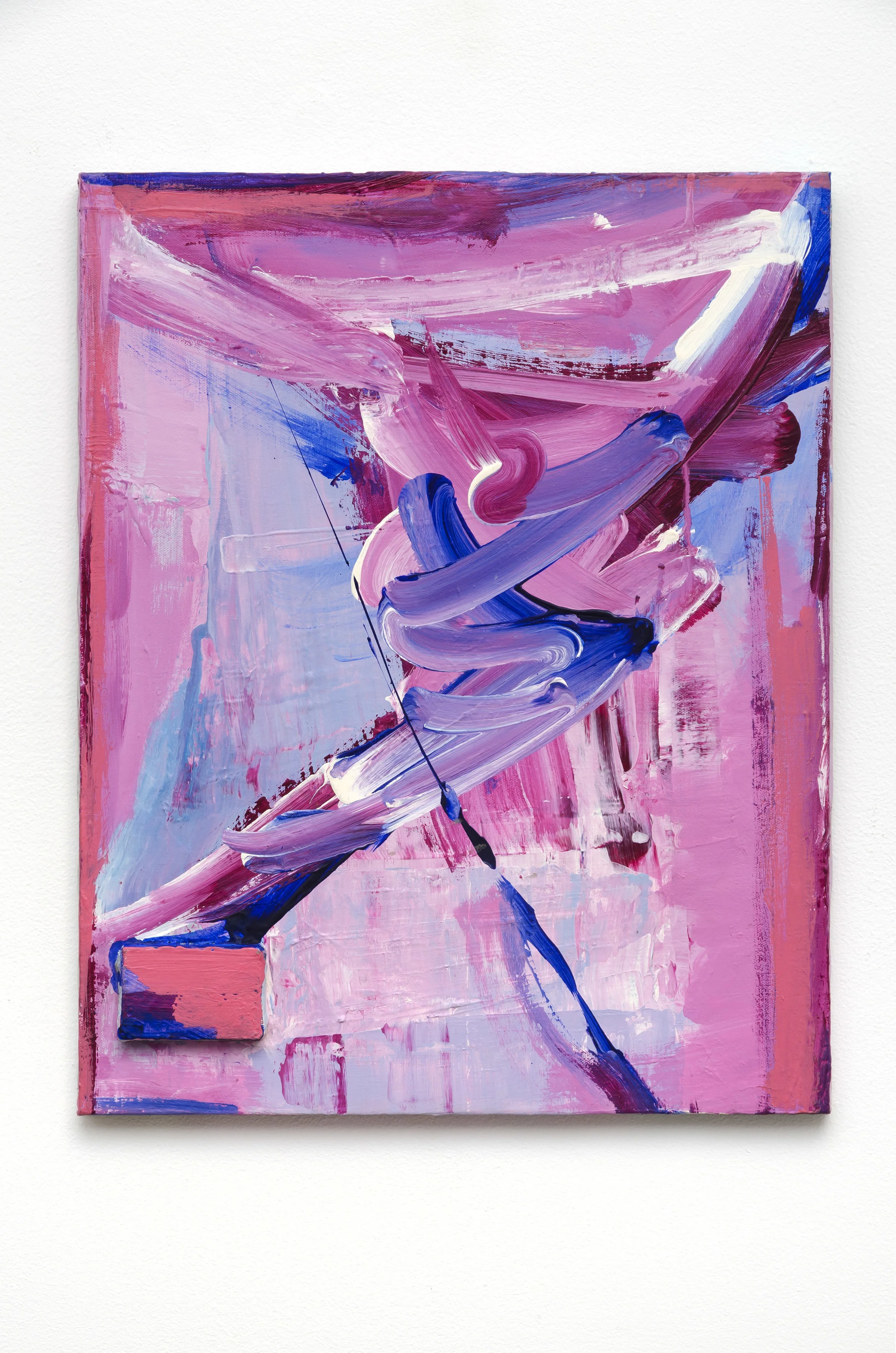 Untitled (I) , 1986 acrylic on canvas 16 x 20 inches; 40.6 x 50.8 centimeters