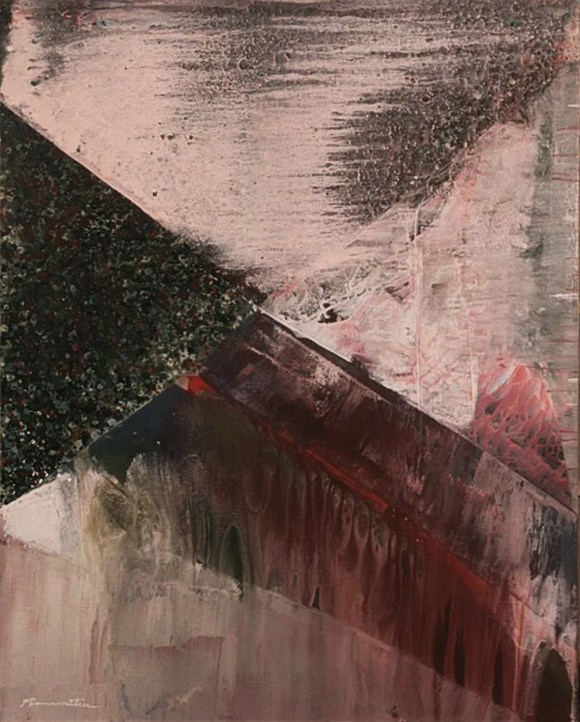 June Rain , 1987 acrylic on canvas 50 x 40 inches; 127 x 101.6 centimeters
