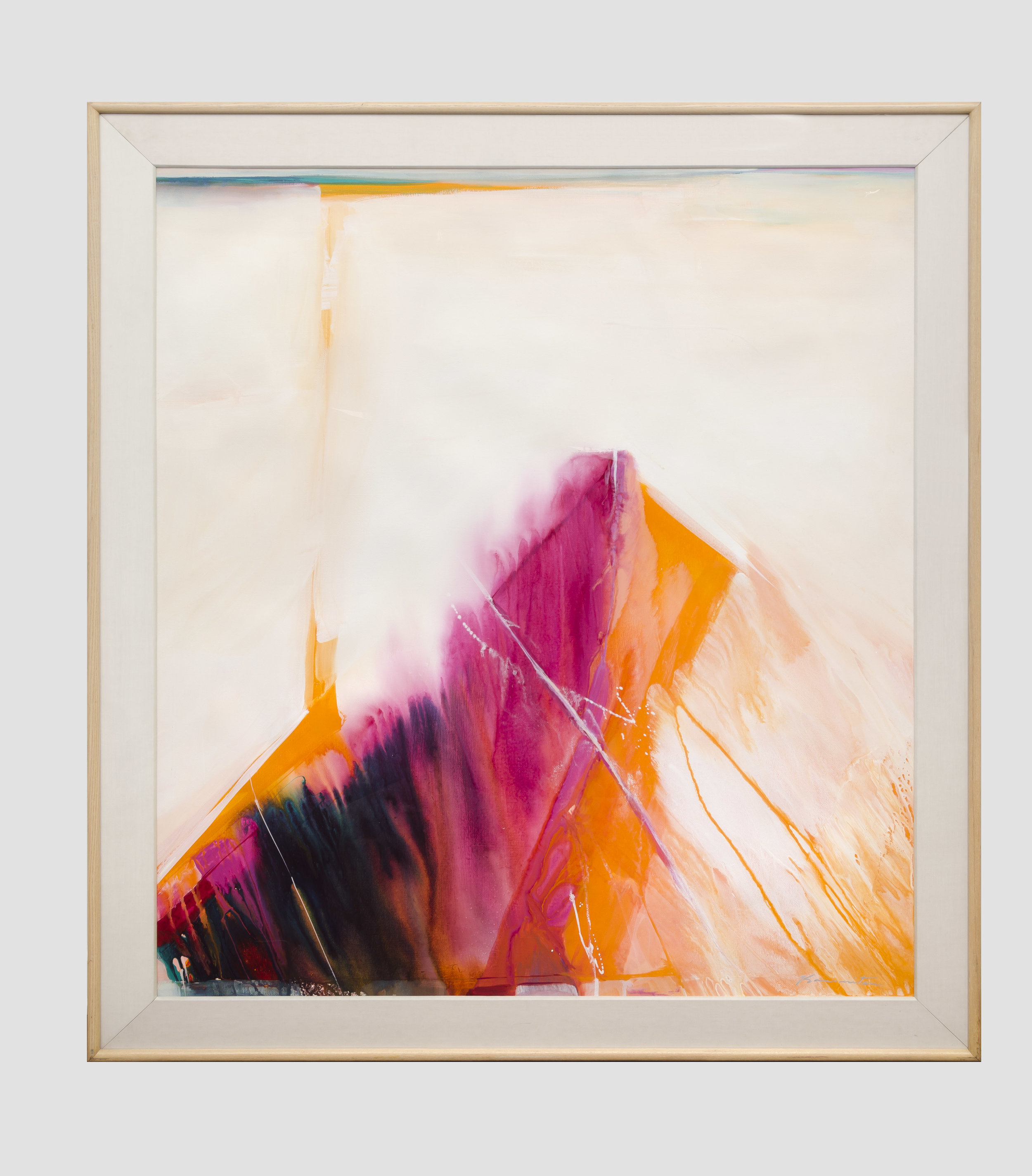 Spring Mist , 1987 watercolor on paper 58 5/8 x 24 inches; 148.9 x 137.2 centimeters