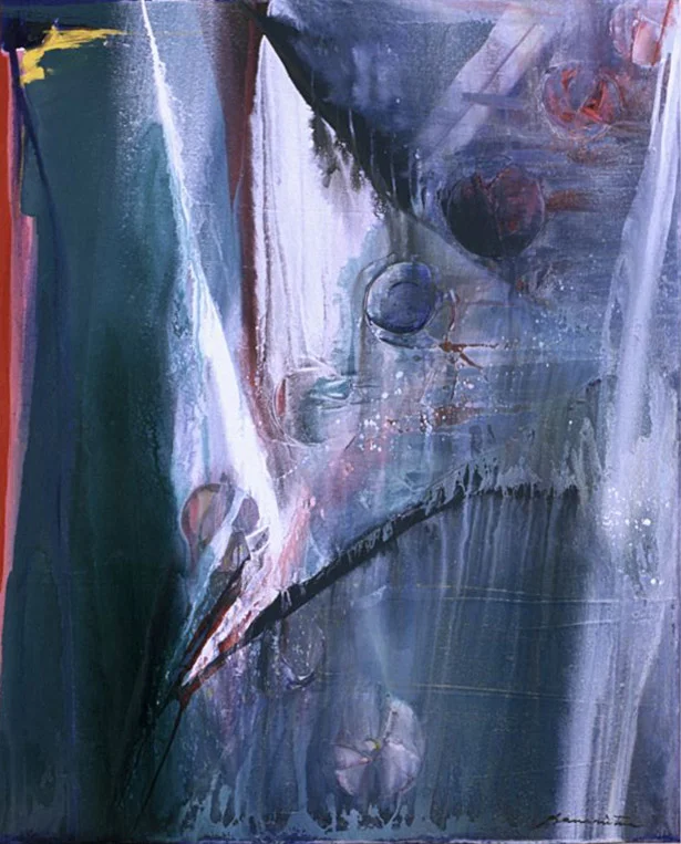 Pacific Series #82 , 1987 acrylic on canvas 40 x 50 inches; 101.6 x 127 centimeters